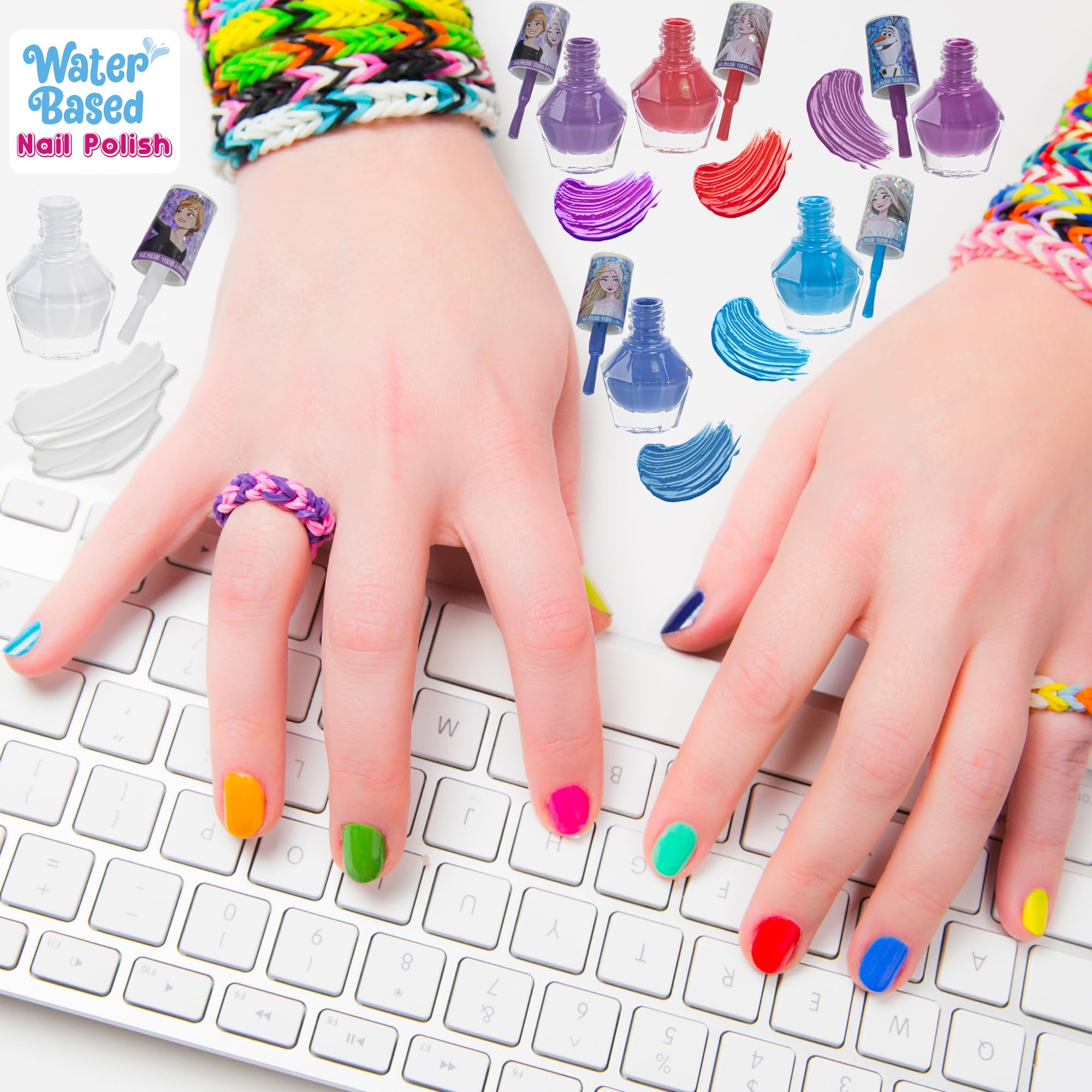 Foto 6 pulgar | Set De Esmaltes De Uñas Townley Girl Disney Frozen Elsa And Anna - Venta Internacional.