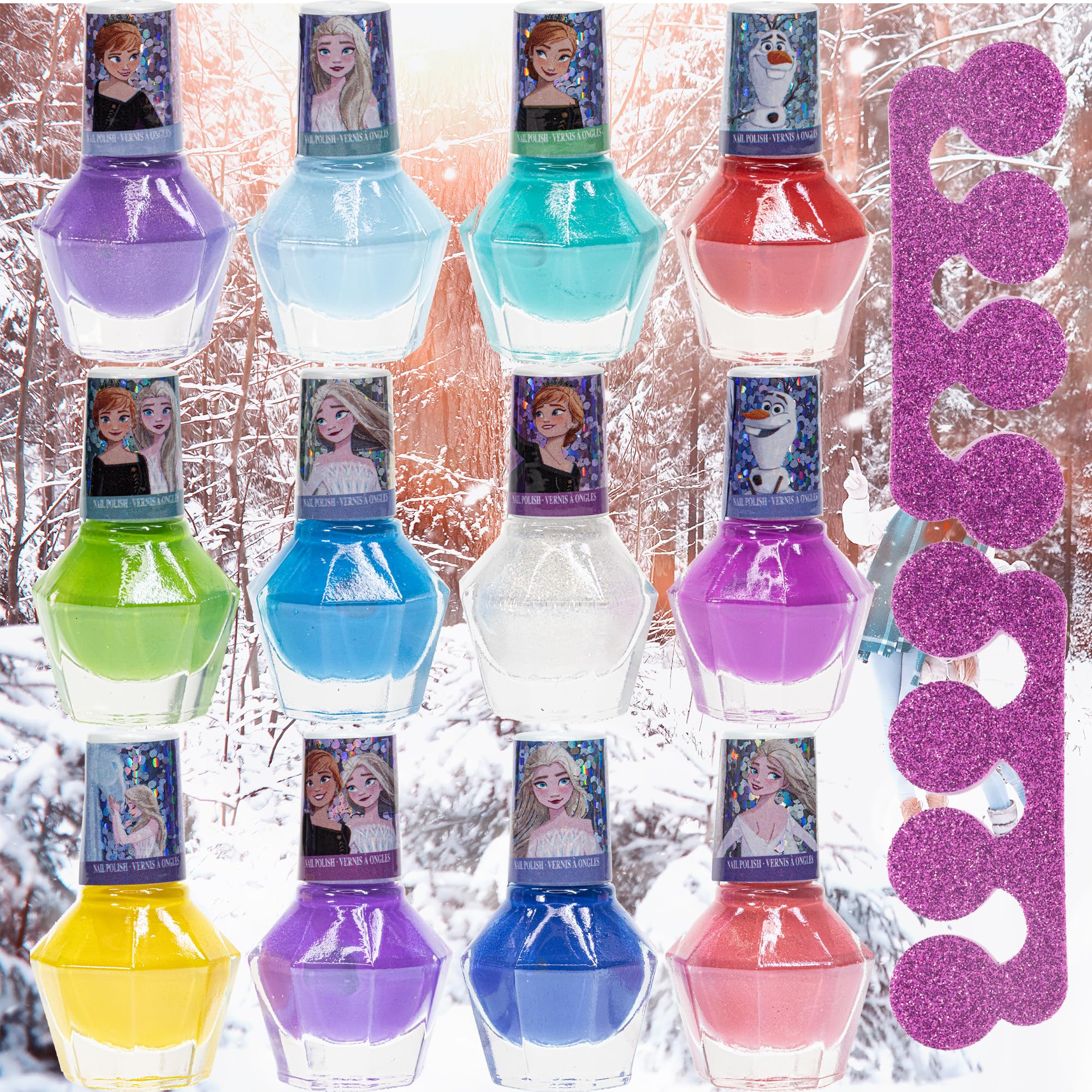 Foto 7 pulgar | Set De Esmaltes De Uñas Townley Girl Disney Frozen Elsa And Anna - Venta Internacional.