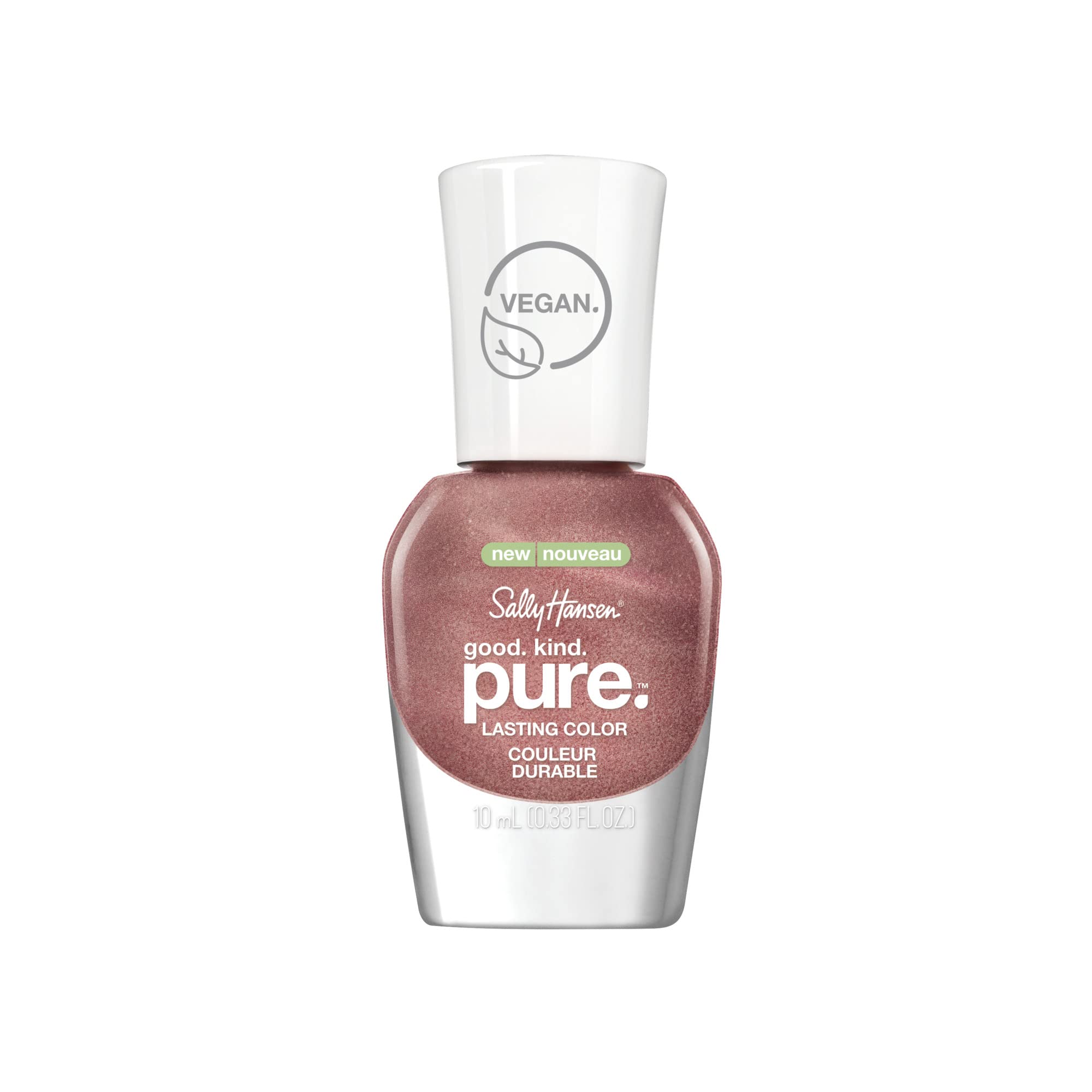 Esmalte De Uñas Sally Hansen Good.kind.pure. Cuarzo Dorado, 10 Ml - Venta Internacional.