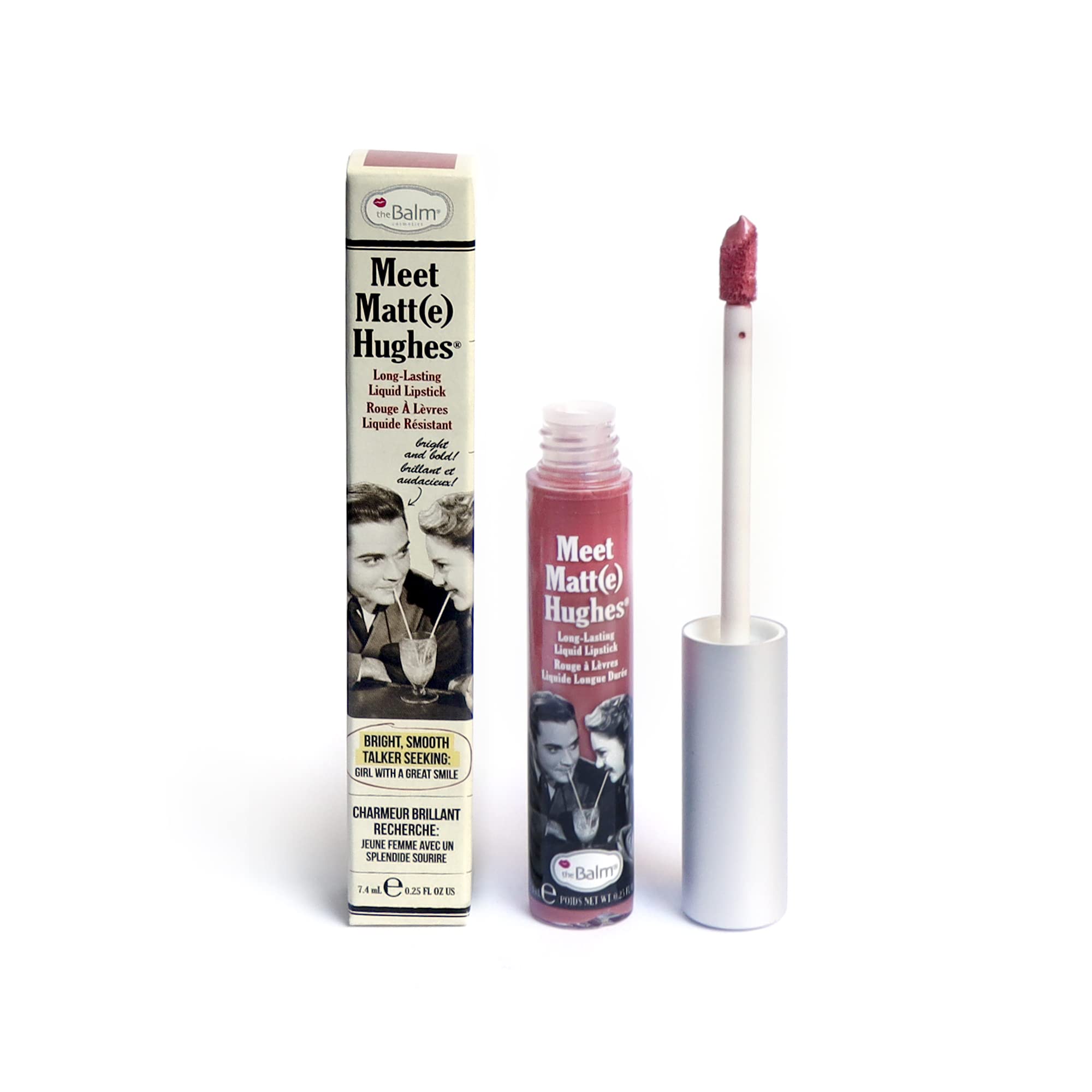 Lápiz Labial Thebalm Meet Matte Hughes Genuine 7,4 Ml - Venta Internacional.