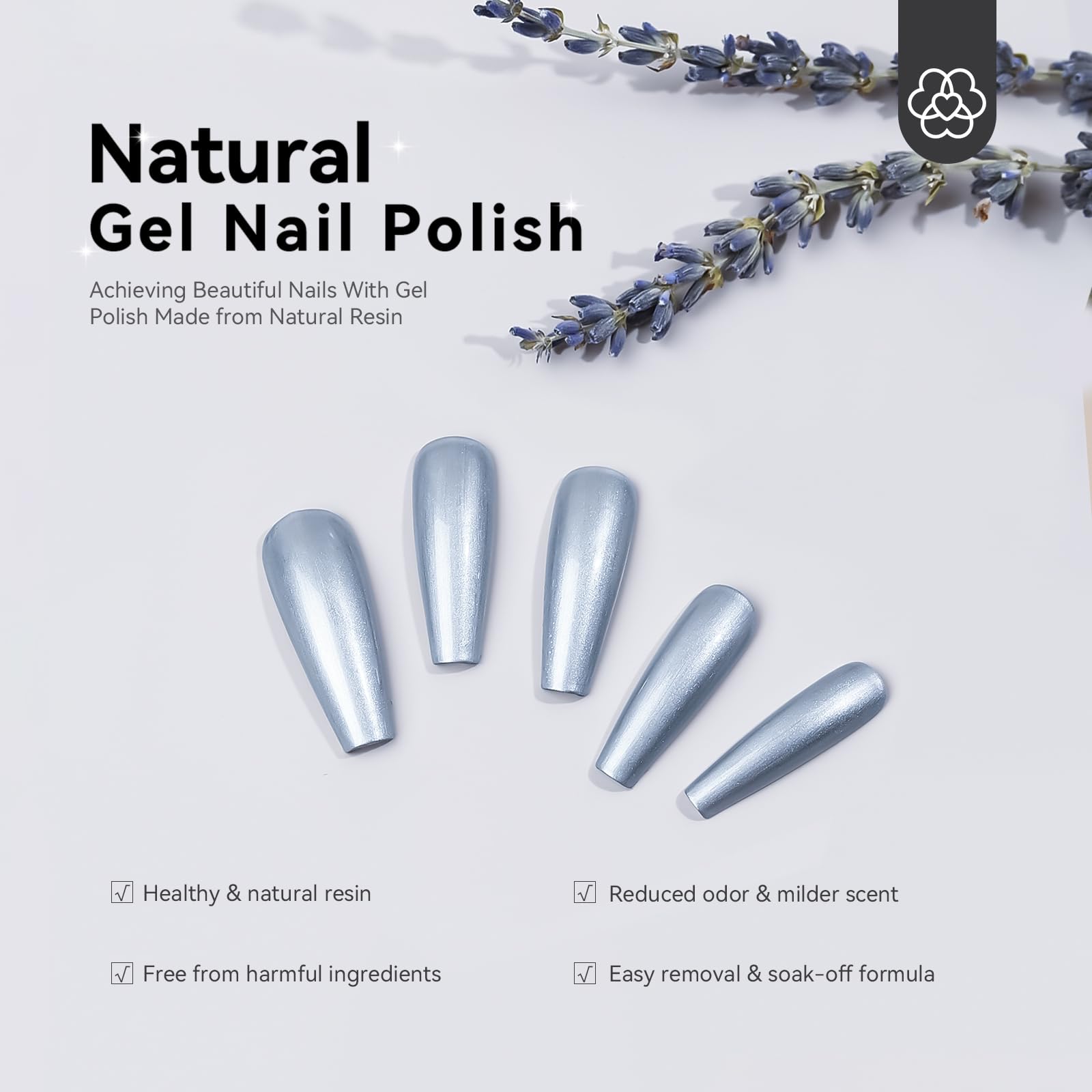 Foto 7 pulgar | Set De Esmaltes De Uñas En Gel Saviland Metallic Silver & Gold 10 Ml X2 - Venta Internacional.