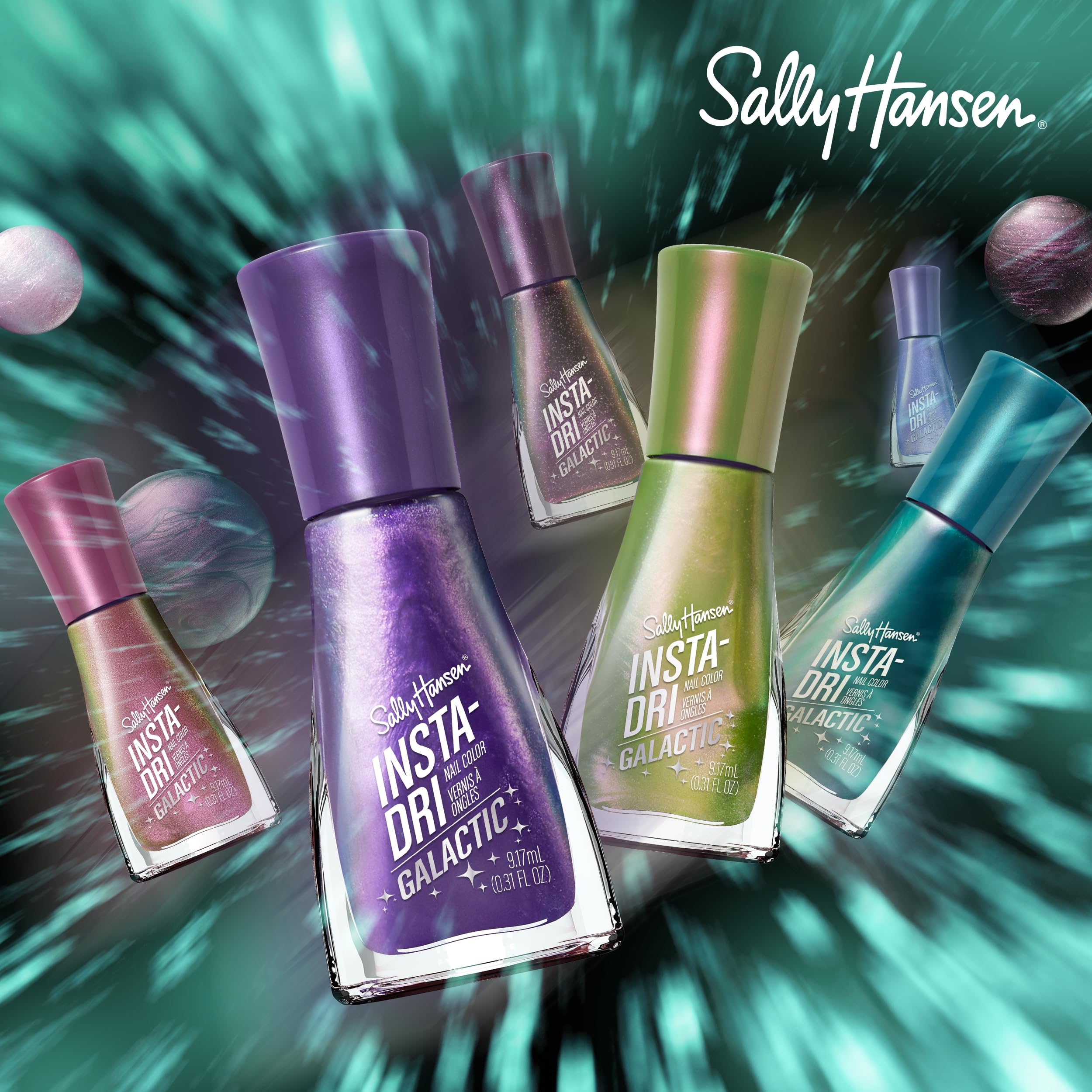 Foto 5 pulgar | Esmalte De Uñas Sally Hansen Insta-dri  Galactic Metallic Pink - Venta Internacional.