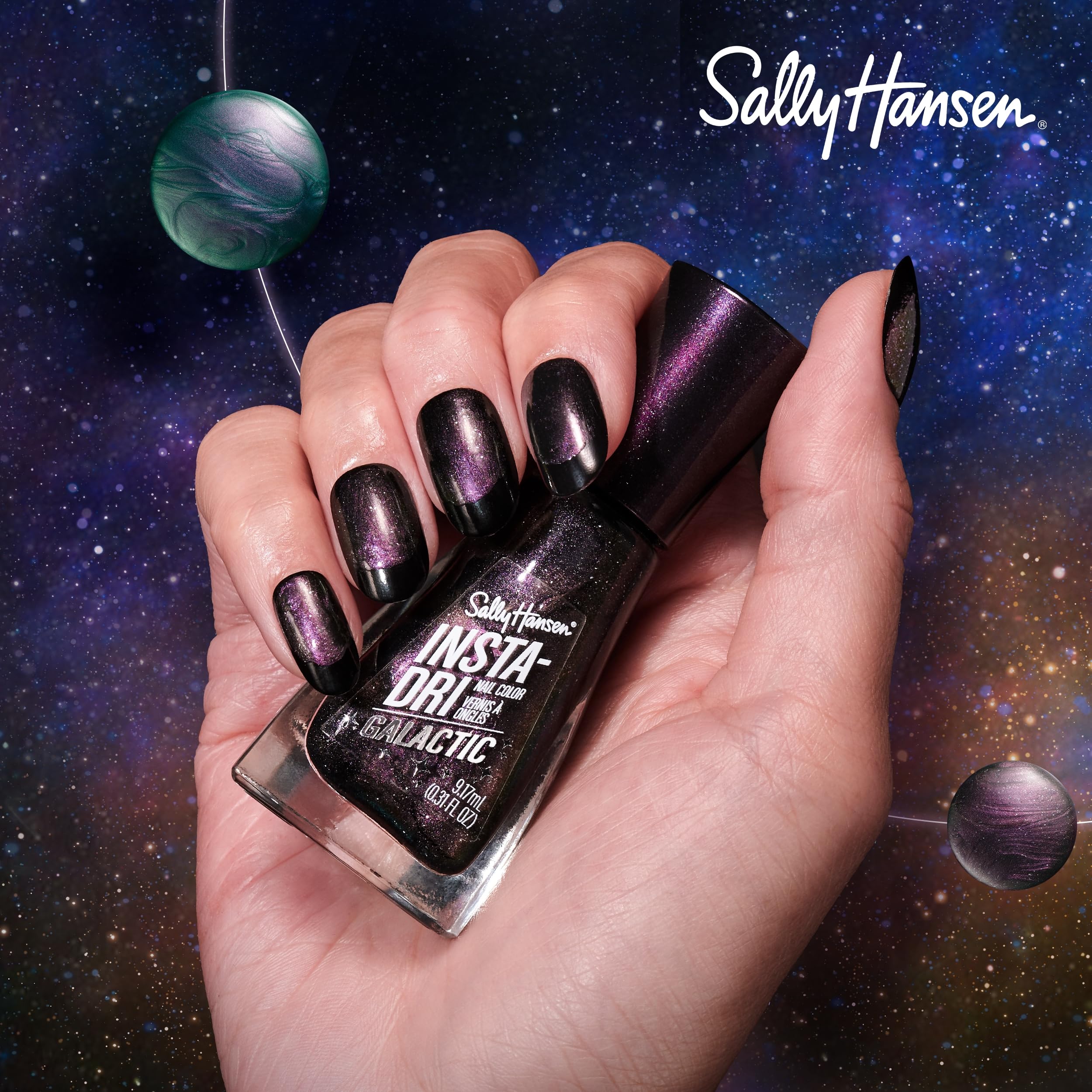 Foto 6 pulgar | Esmalte De Uñas Sally Hansen Insta-dri  Galactic Metallic Pink - Venta Internacional.