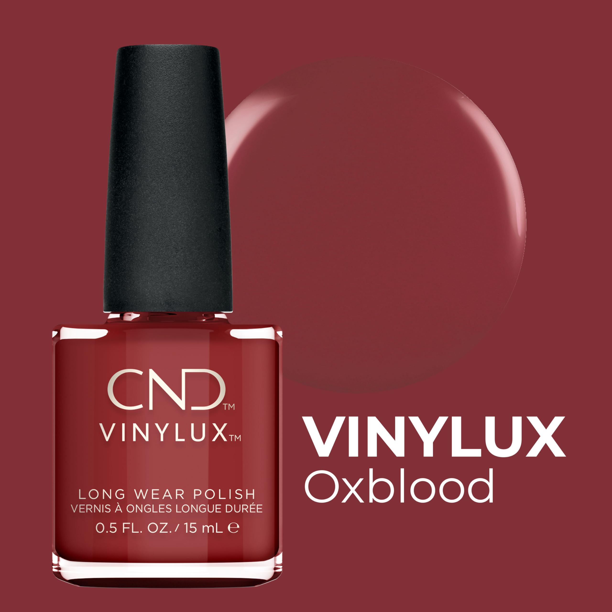 Foto 3 pulgar | Esmalte De Uñas Cnd Vinylux Longwear Gel Like Shine Oxblood 15 Ml - Venta Internacional.