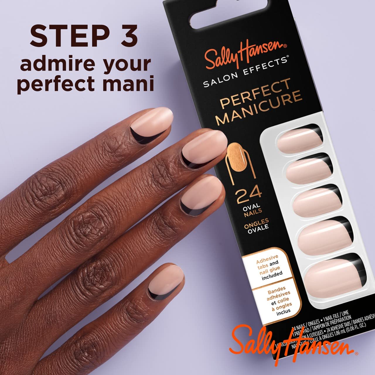 Foto 7 | Presiona Las Uñas Sally Hansen Salon Effects Leaf Me Be - Venta Internacional.