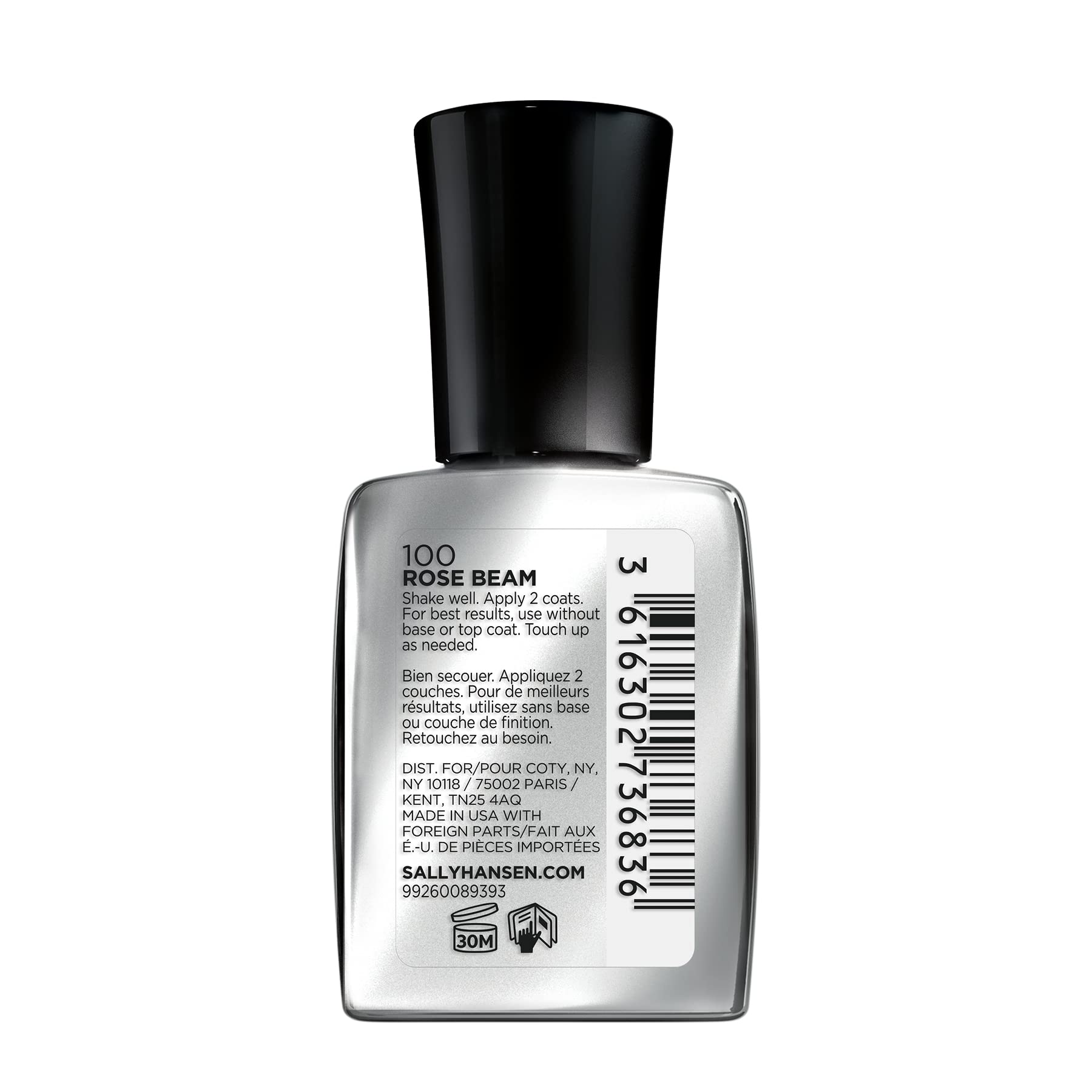 Foto 6 | Esmalte De Uñas Sally Hansen Color Foil Rose Beam 9 Ml - Venta Internacional.