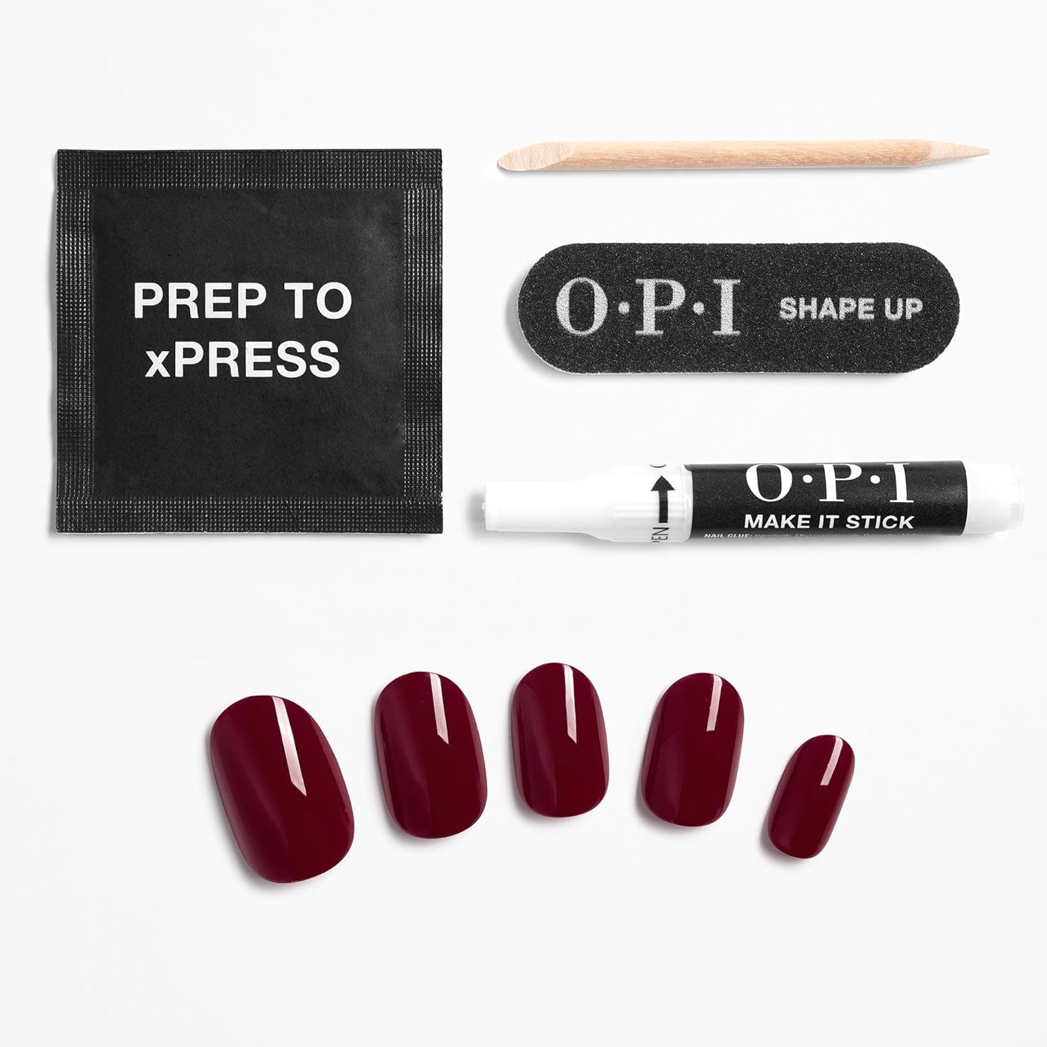 Foto 6 | Presiona Las Uñas Opi Xpress/on Linger Sobre Café Marrón Oscuro - Venta Internacional.