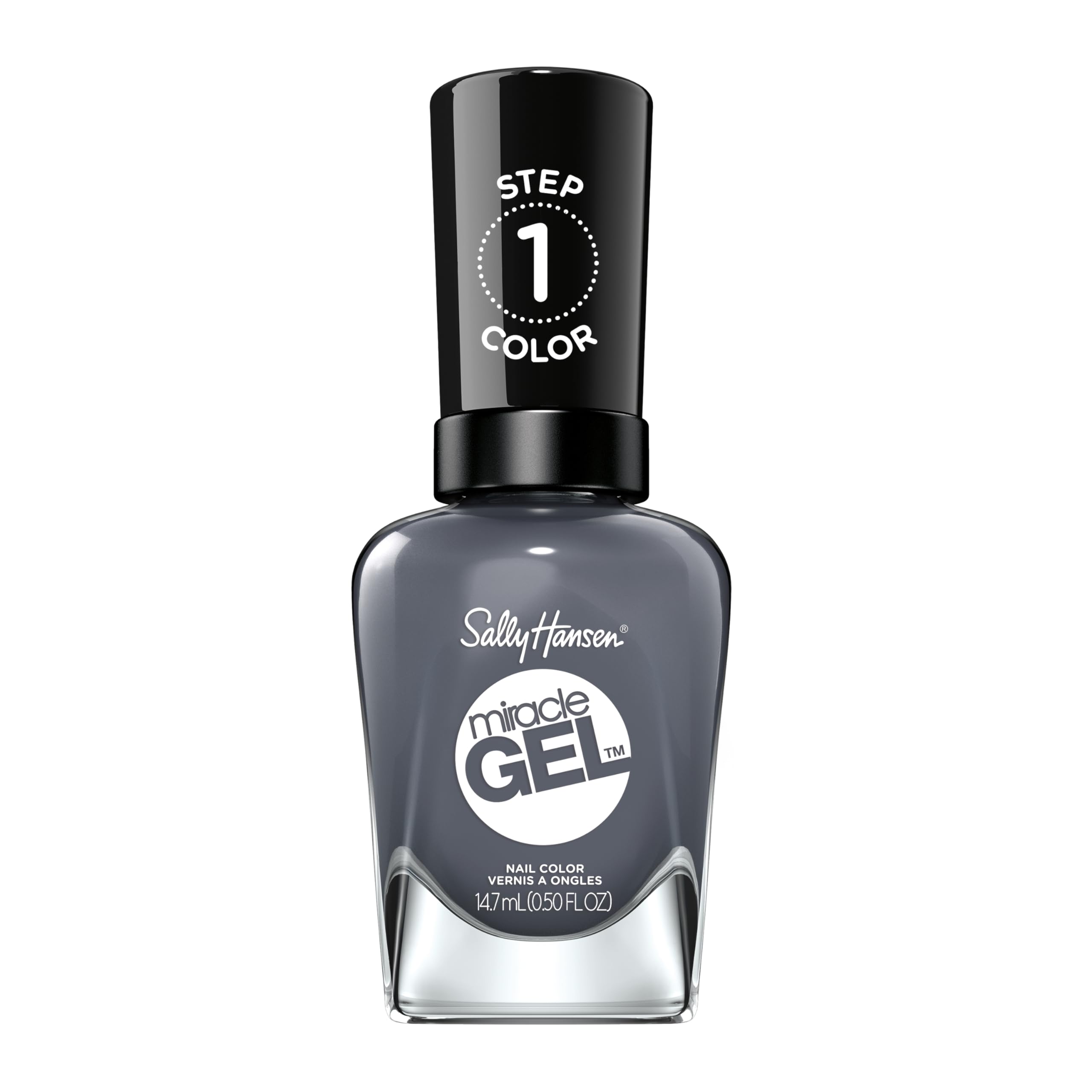 Esmalte De Uñas Sally Hansen Miracle Gel™ Slate-r Girl Grey - Venta Internacional.