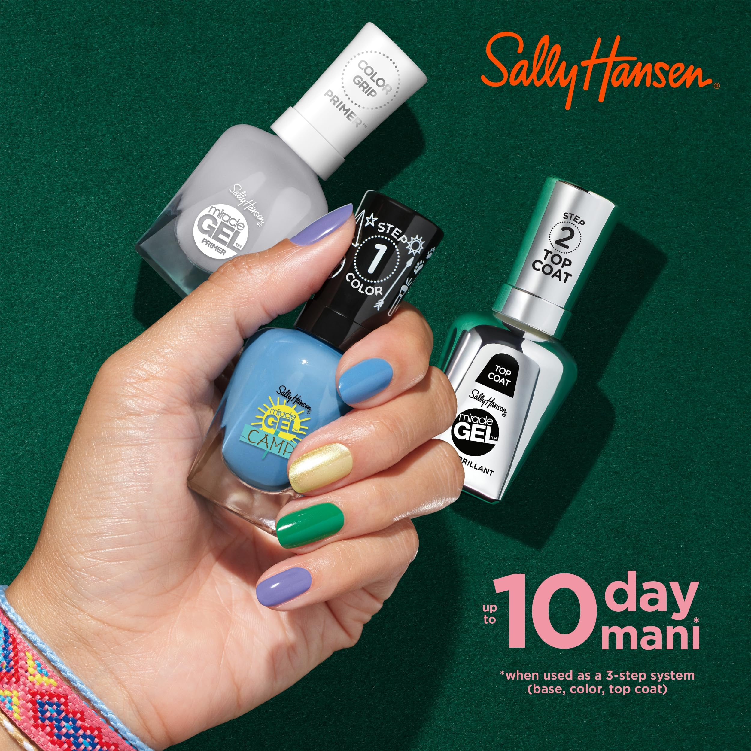 Foto 5 pulgar | Esmalte De Uñas Sally Hansen Miracle Gel Summer Camp Dockside Dreaming - Venta Internacional.