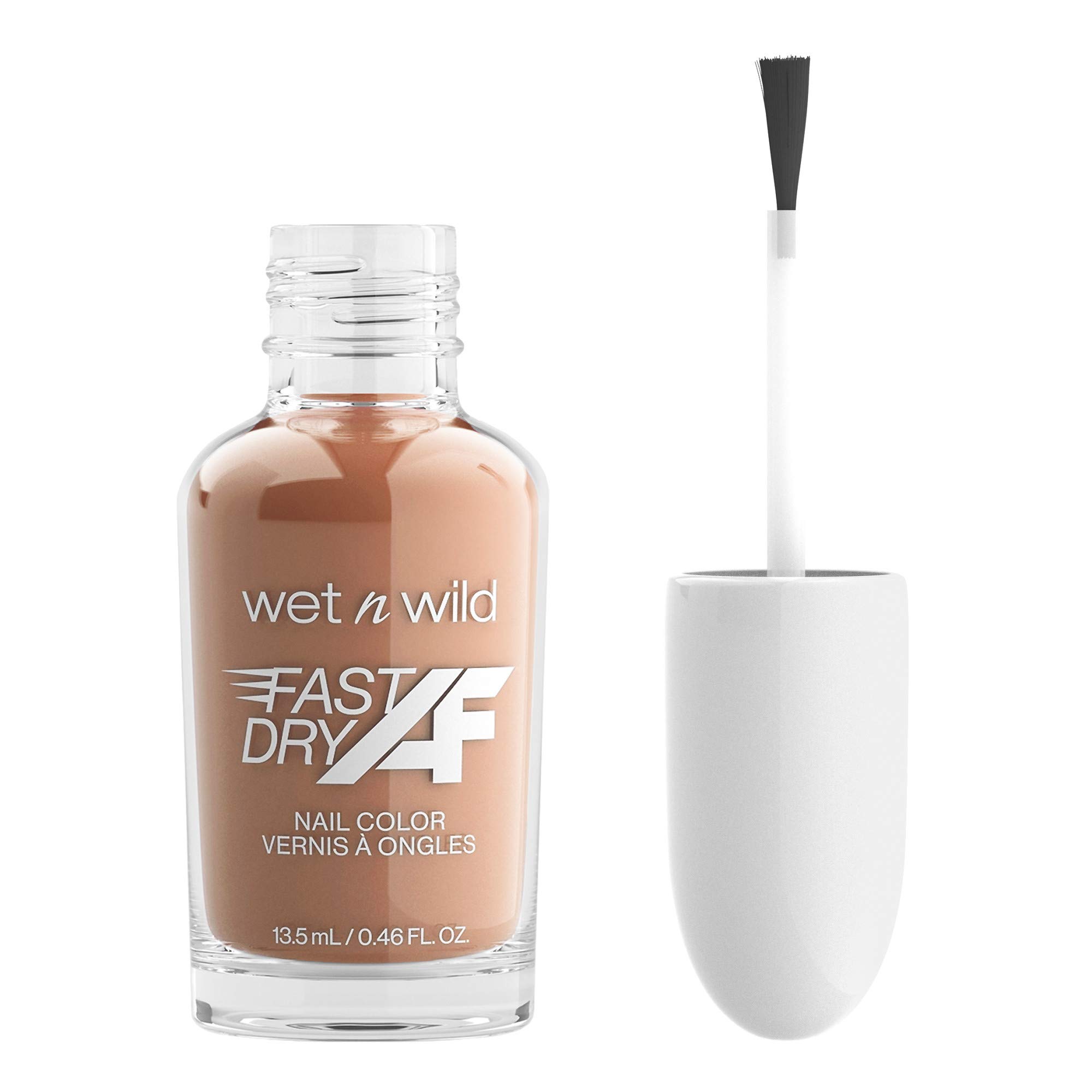 Foto 3 pulgar | Esmalte De Uñas Wet N Wild Fast Dry Af Fall Brown Sorry, I'm Latte - Venta Internacional.