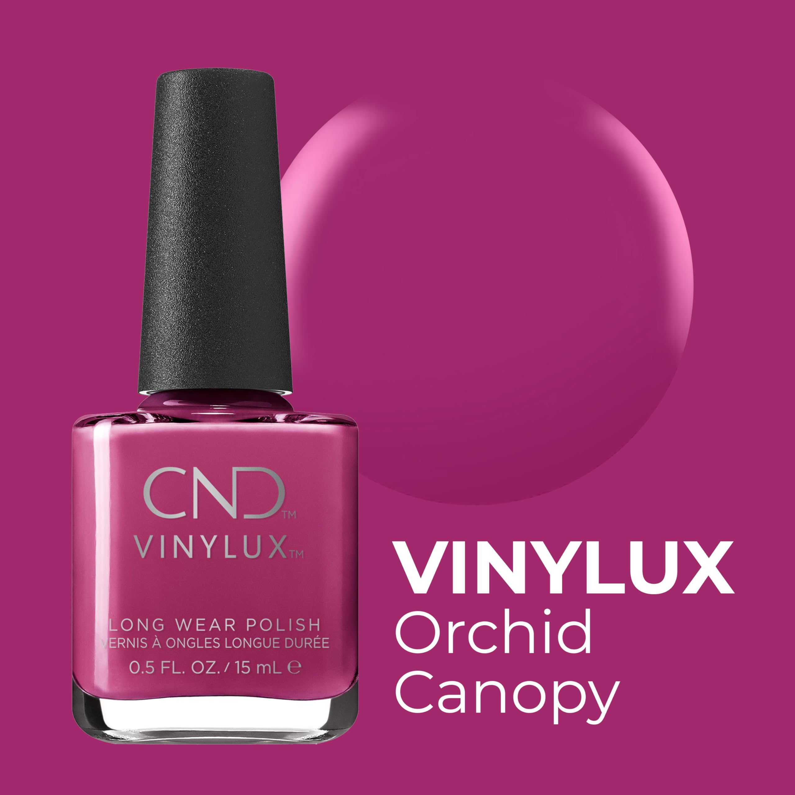 Foto 3 pulgar | Esmalte De Uñas Cnd Vinylux Longwear Gel Like Orchid Canopy, 15 Ml - Venta Internacional.