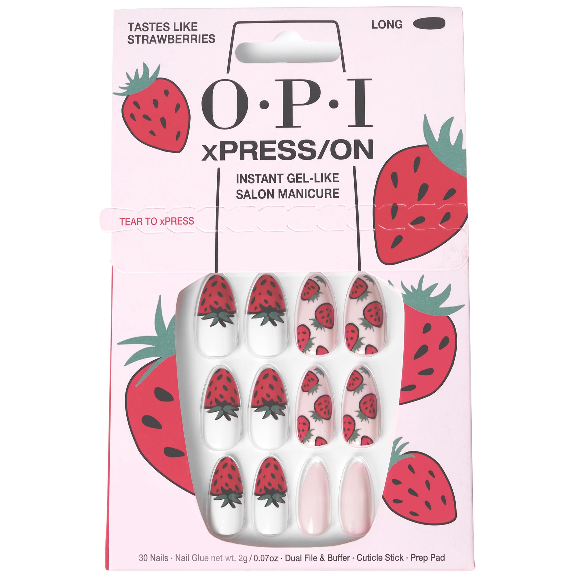 Foto 2 pulgar | Press On Nails Opi Xpress/on Sabe A Fresas - Venta Internacional.