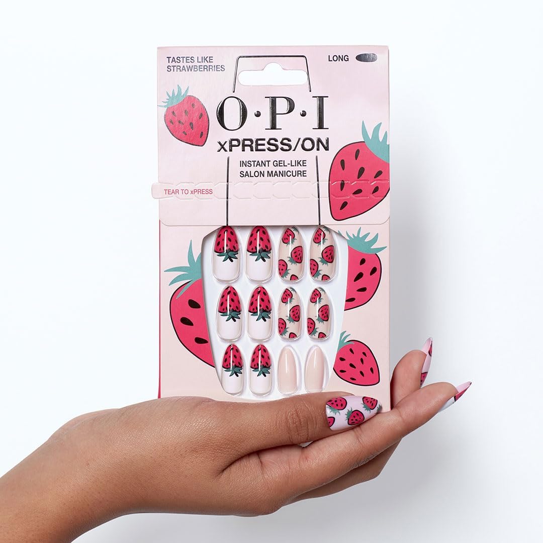 Foto 6 pulgar | Press On Nails Opi Xpress/on Sabe A Fresas - Venta Internacional.