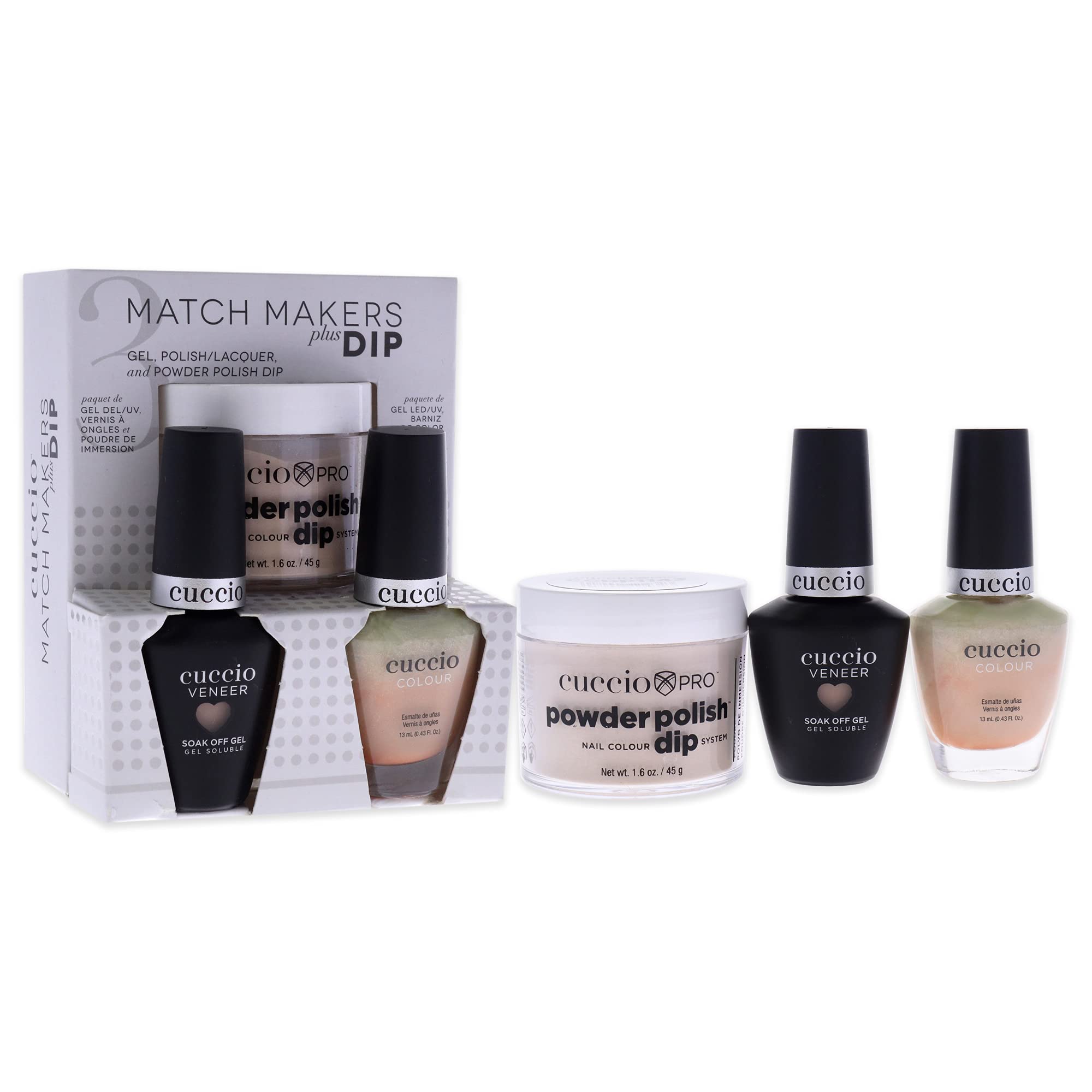 Foto 4 pulgar | Kit De Baño De Uñas Cuccio Colour Matchmakers Plus Piel A Piel - Venta Internacional.