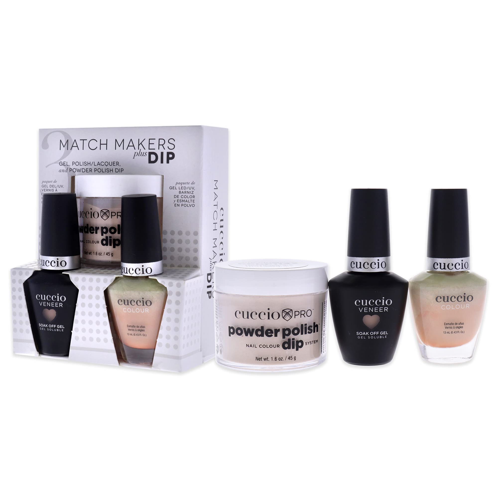 Foto 5 pulgar | Kit De Baño De Uñas Cuccio Colour Matchmakers Plus Piel A Piel - Venta Internacional.