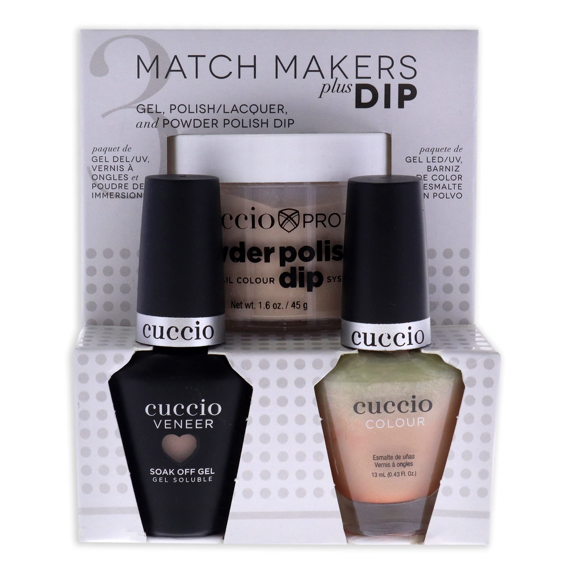 Foto 5 | Kit De Baño De Uñas Cuccio Colour Matchmakers Plus Piel A Piel - Venta Internacional.
