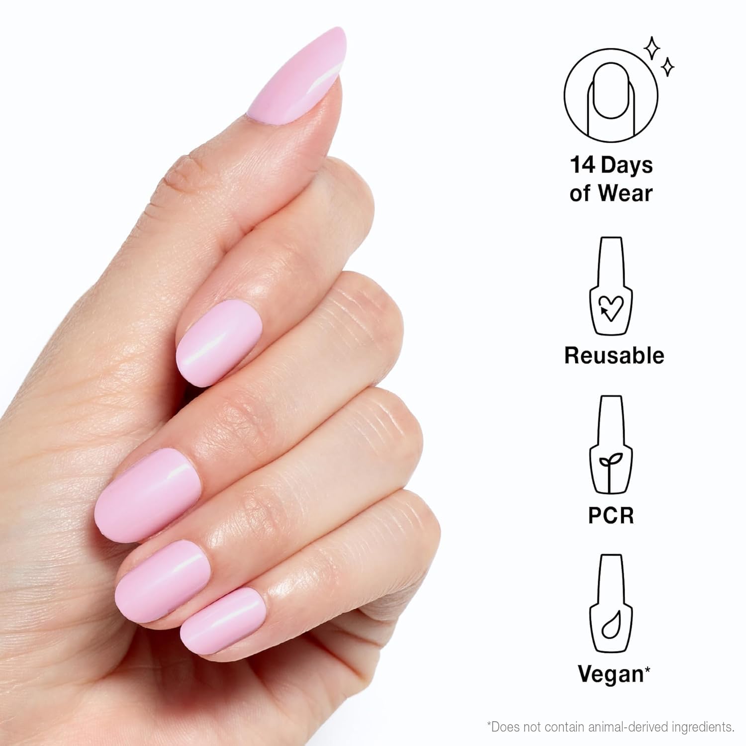 Foto 3 pulgar | Press On Nails Opi Xpress/on Mod About You Baby Pink Short - Venta Internacional.