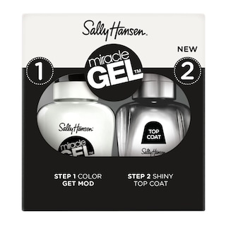 Foto 1 | Esmalte De Uñas Sally Hansen Miracle Gel™ Get Mod And Shiny Top Coat Duo - Venta Internacional.