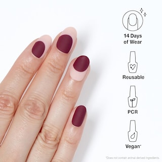Foto 2 | Press On Nails Opi Xpress/on Comin' In Haute Red Con Pegamento Para Uñas - Venta Internacional.