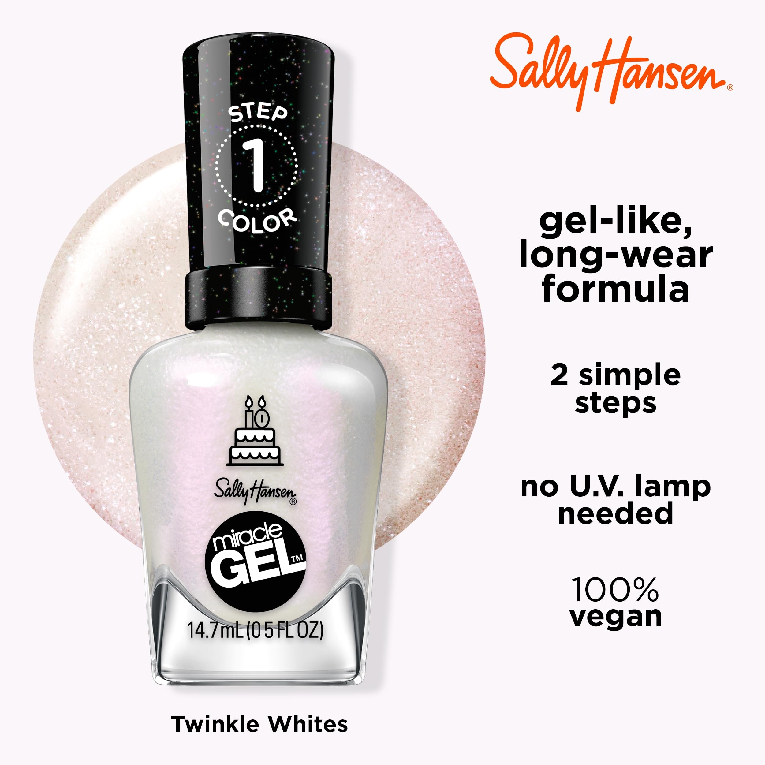 Foto 4 | Esmalte De Uñas Sally Hansen Miracle Gel™ One Gel Of A Party - Venta Internacional.