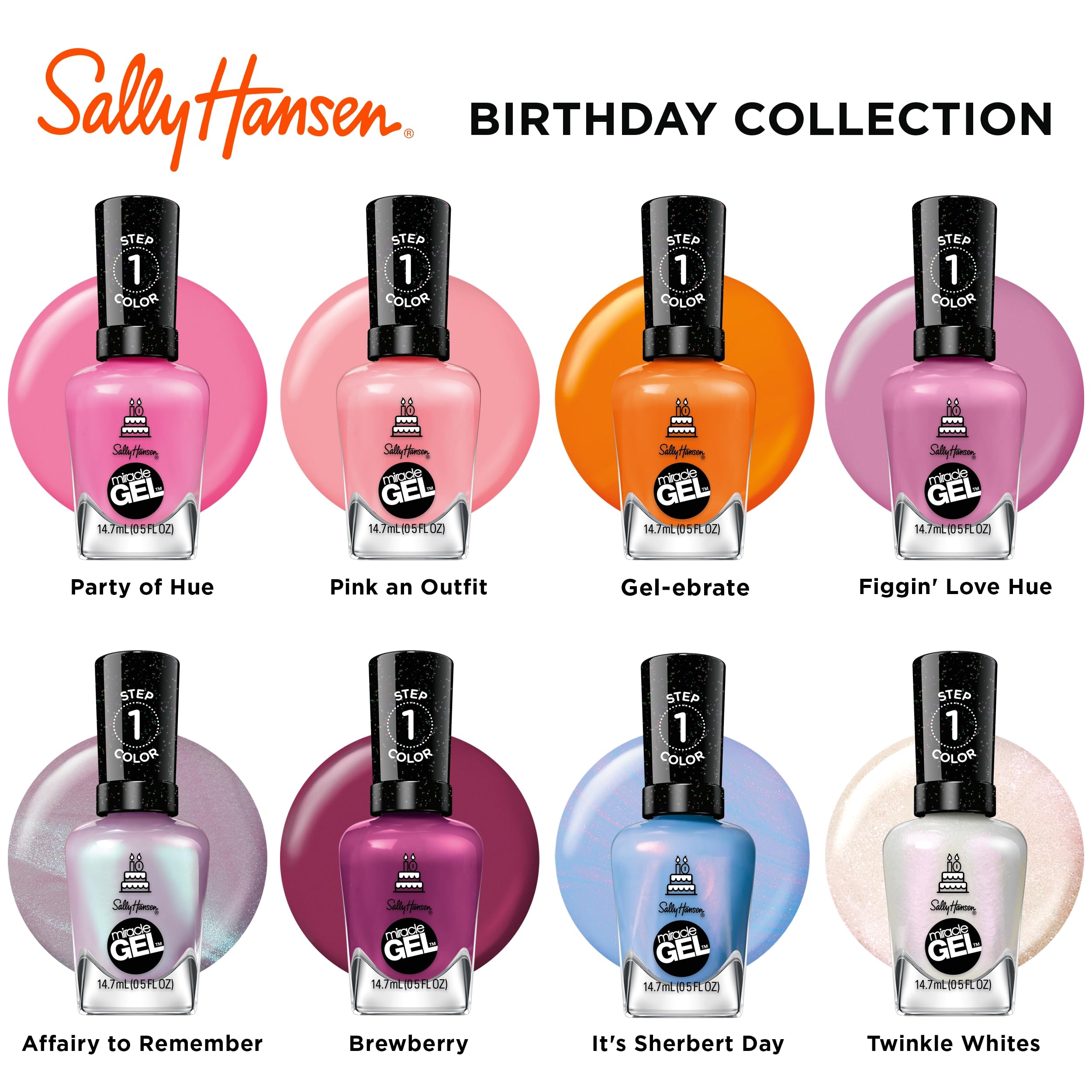 Foto 5 | Esmalte De Uñas Sally Hansen Miracle Gel™ One Gel Of A Party - Venta Internacional.