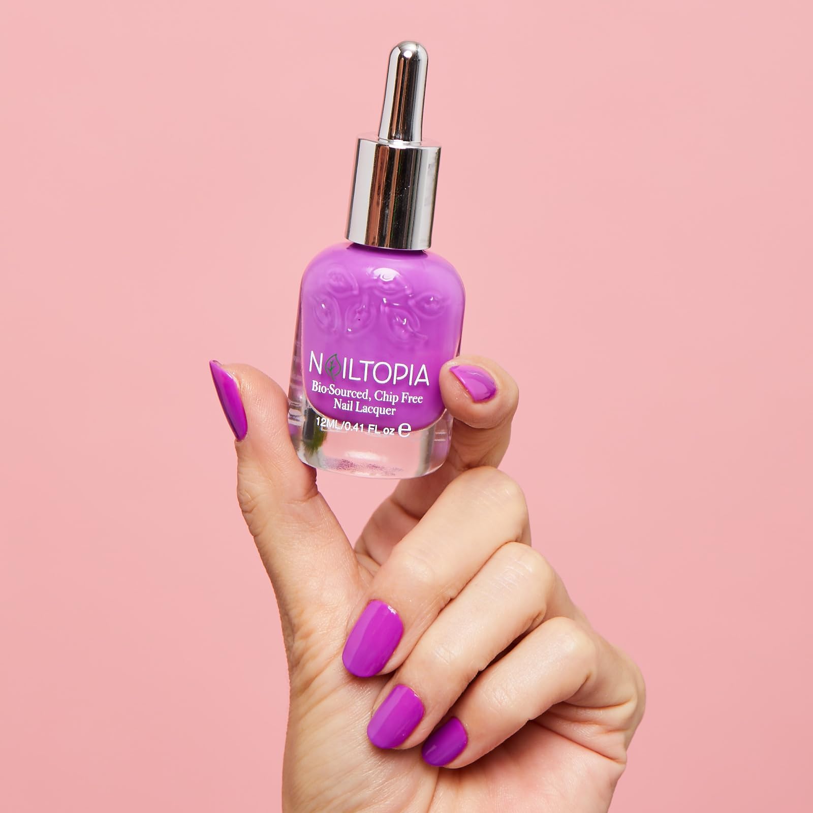 Foto 4 pulgar | Esmalte De Uñas Nailtopia Curve Ball, Color Morado Brillante, 12 Ml - Venta Internacional.