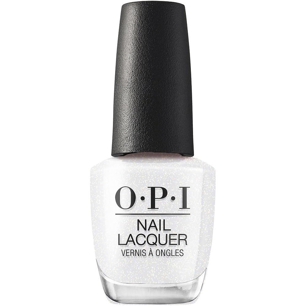 Esmalte De Uñas Opi Snatch'd Silver Sheer Soft White Glitter - Venta Internacional.