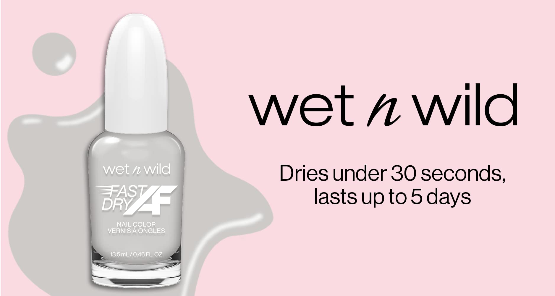 Foto 6 pulgar | Esmalte De Uñas Wet N Wild Fast Dry Af Pink Heels On The Beach - Venta Internacional.