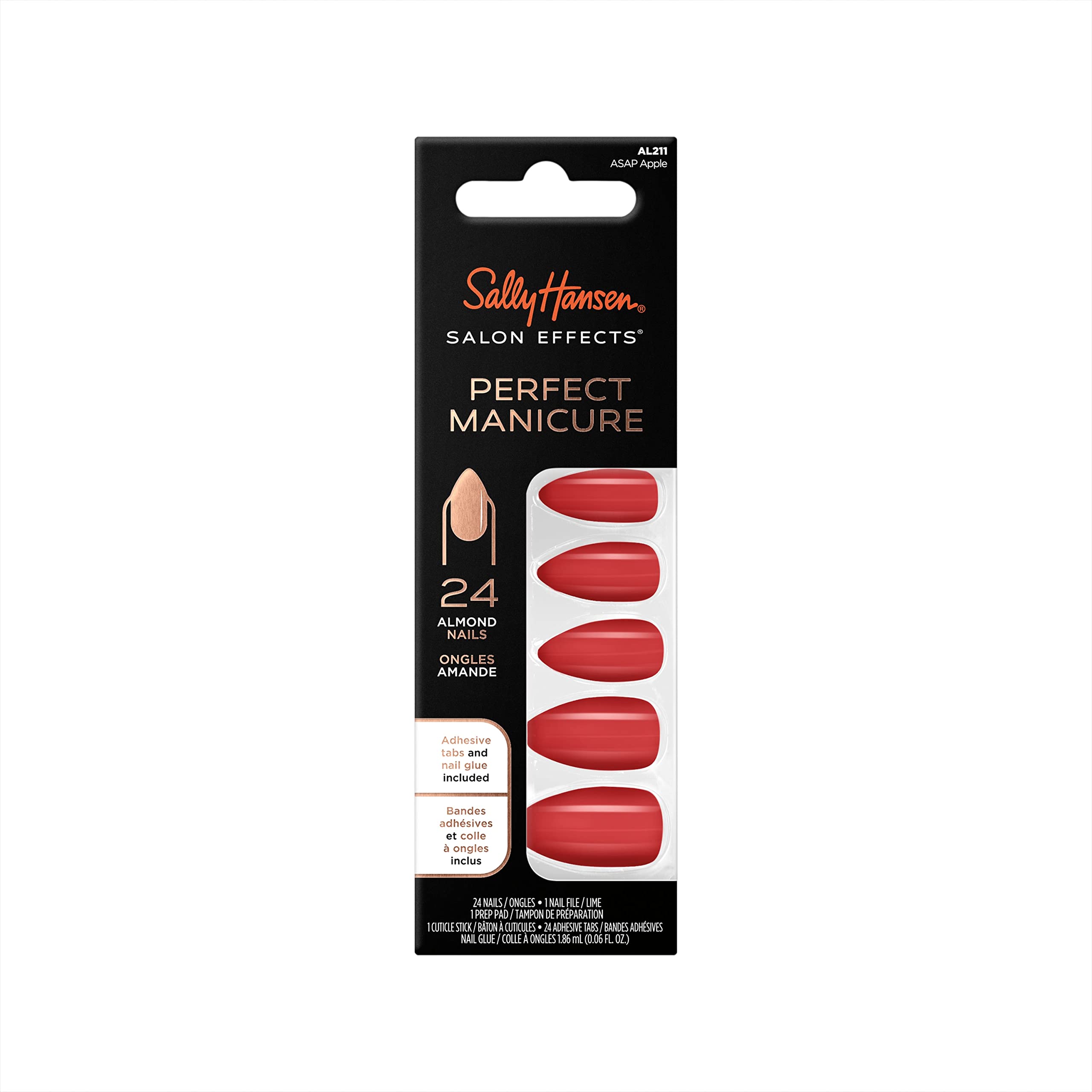 Press On Nails Sally Hansen Salon Effects Con Forma Ovalada - Venta Internacional.