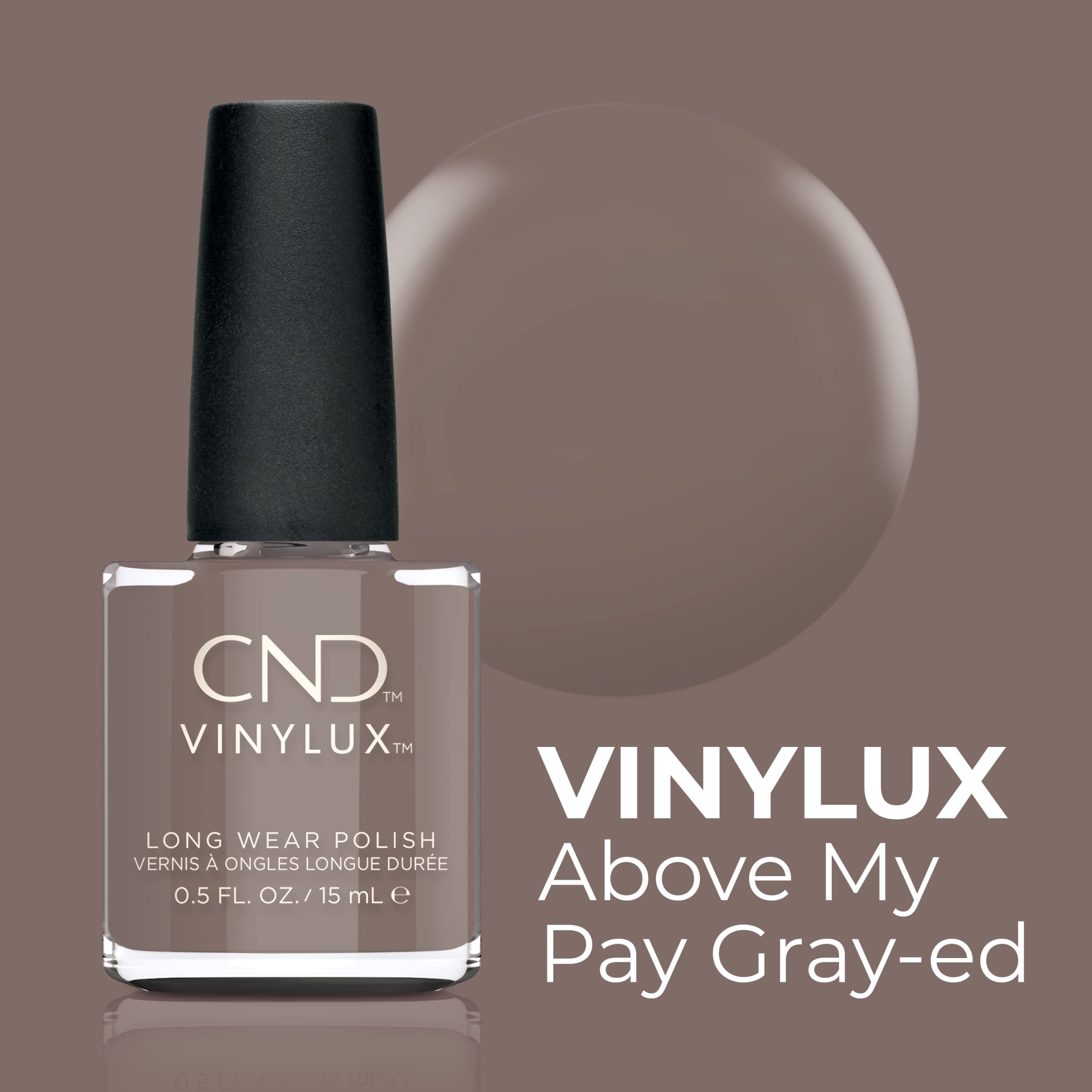 Foto 3 pulgar | Esmalte De Uñas Cnd Vinylux Longwear Gel Like Grey 15ml - Venta Internacional.