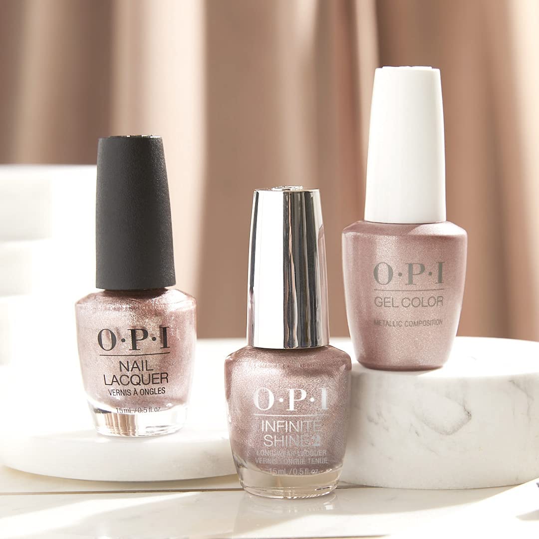 Foto 4 | Esmalte De Uñas Opi Nail Lacquer, Composición Metálica, Color Rosa Claro - Venta Internacional.
