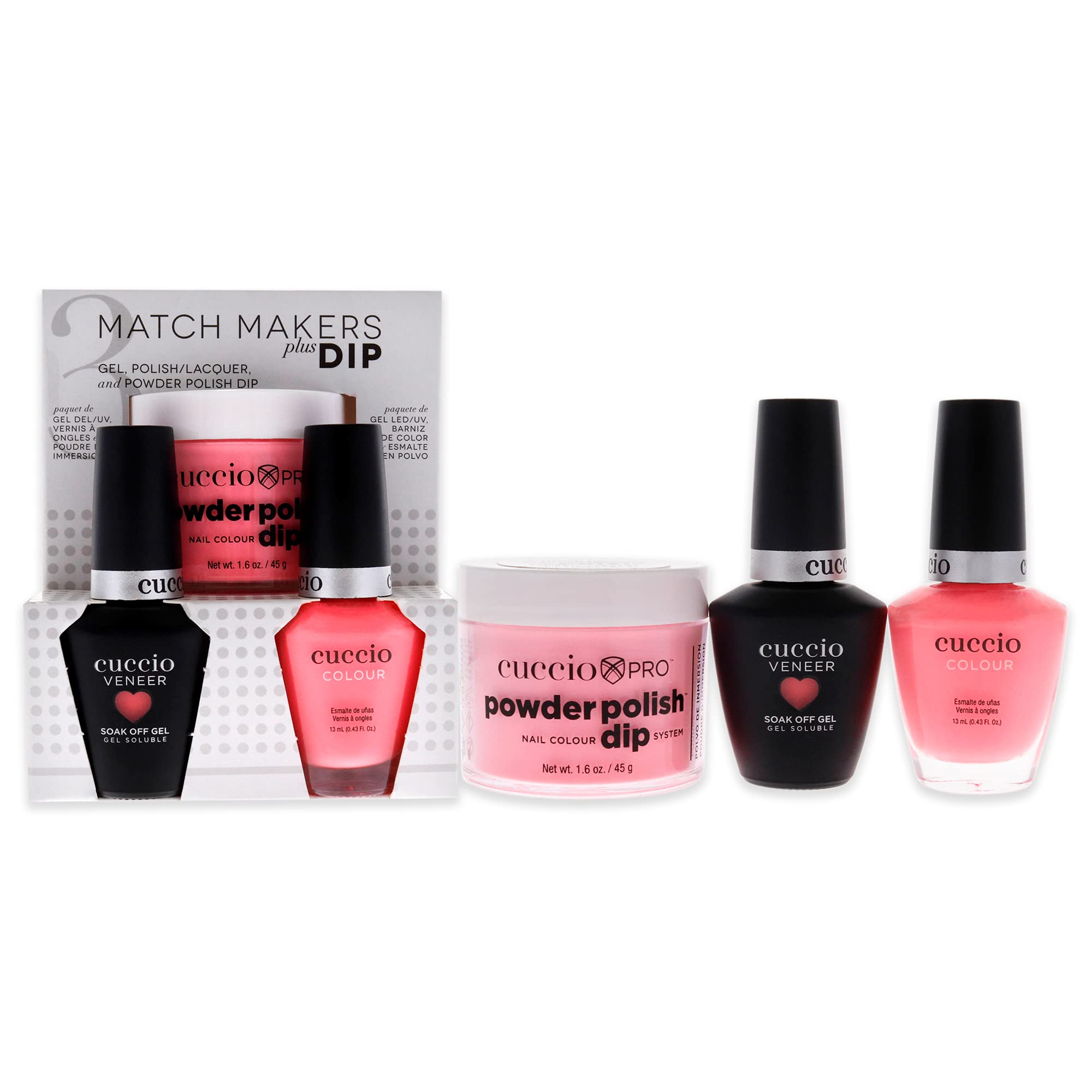 Kit De Baño Para Uñas Cuccio Colour Matchmakers Plus Una Vez En La Vida - Venta Internacional.