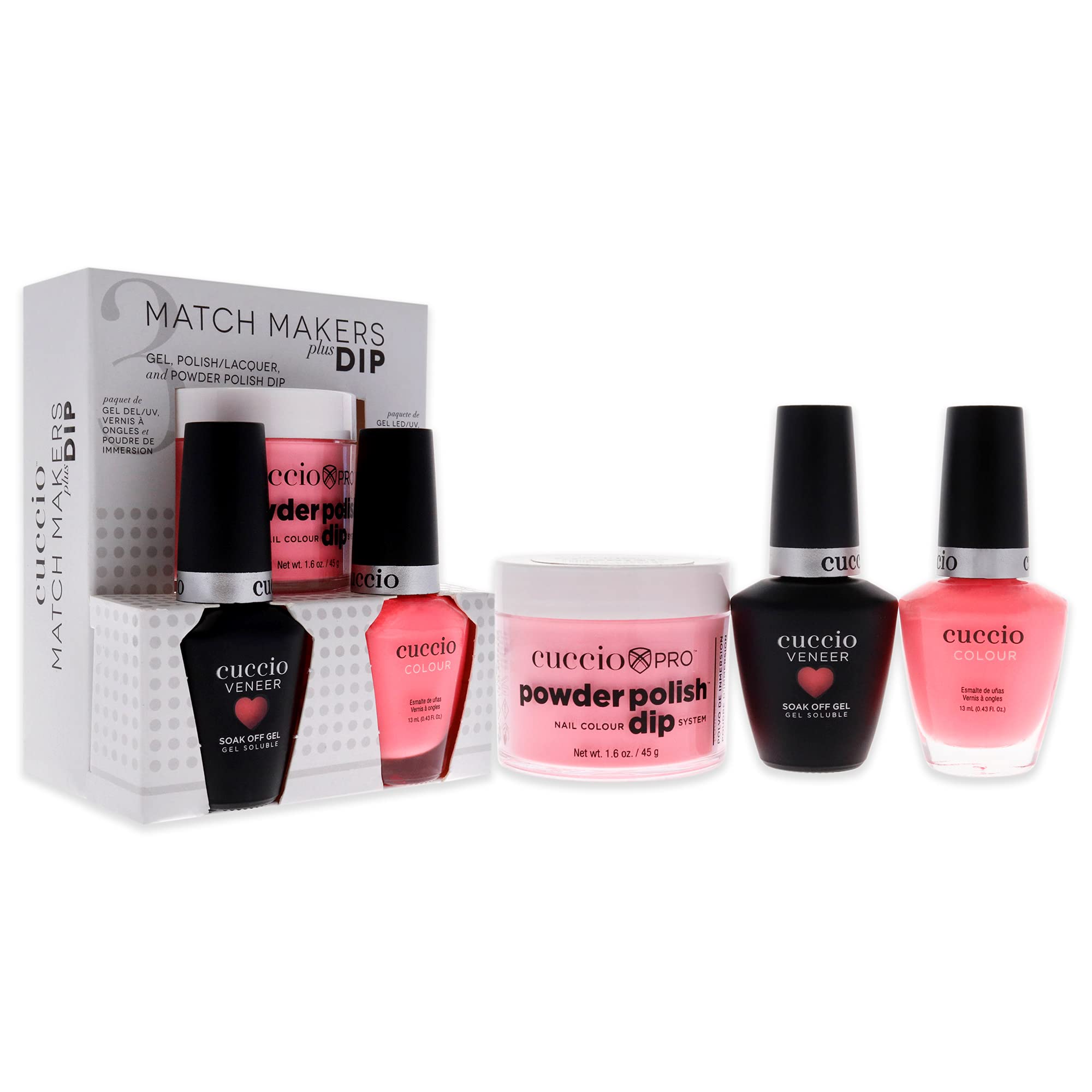 Foto 4 pulgar | Kit De Baño Para Uñas Cuccio Colour Matchmakers Plus Una Vez En La Vida - Venta Internacional.