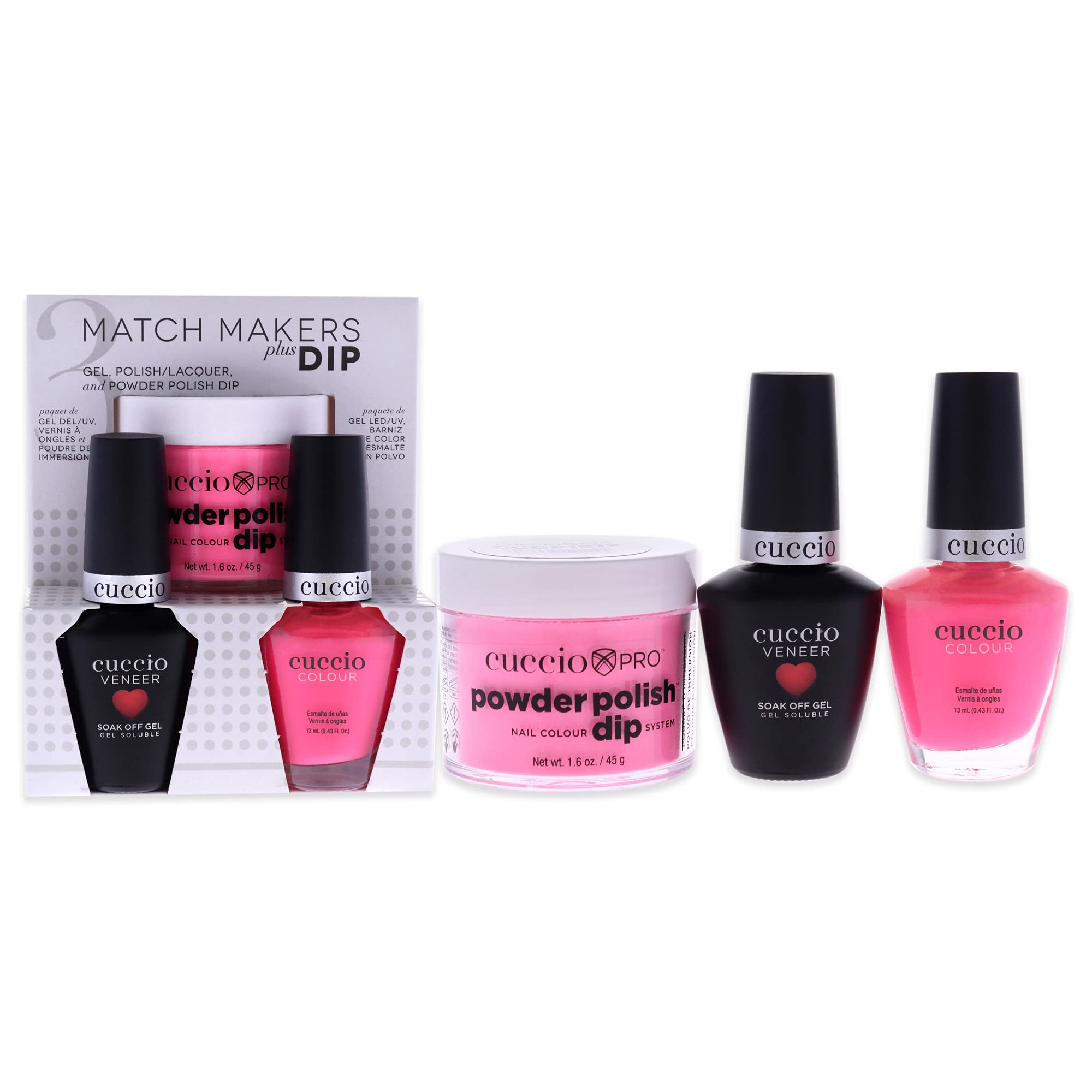 Kit De Baño Para Uñas Cuccio Colour Matchmakers Plus Pretty Awesome - Venta Internacional.