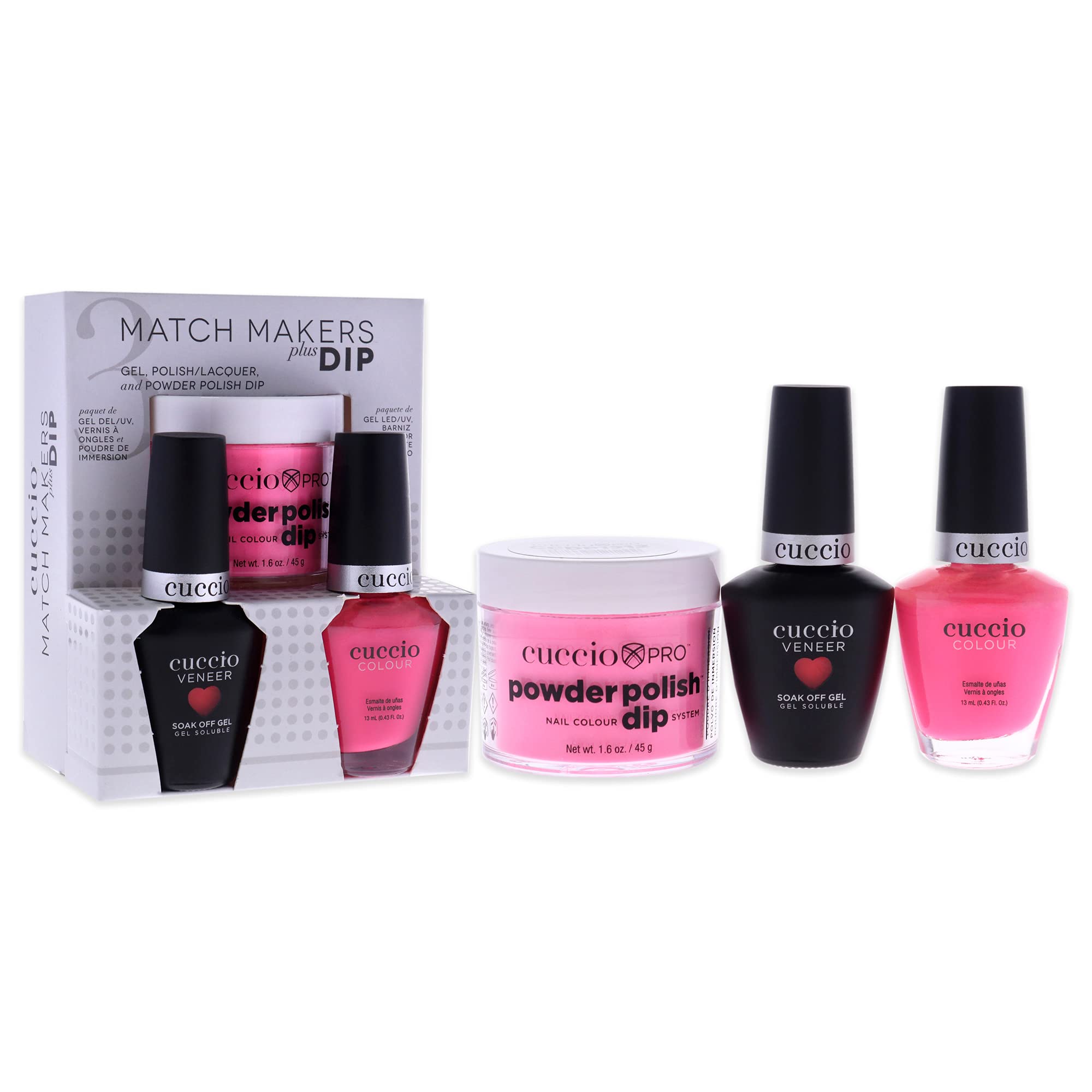 Foto 4 pulgar | Kit De Baño Para Uñas Cuccio Colour Matchmakers Plus Pretty Awesome - Venta Internacional.