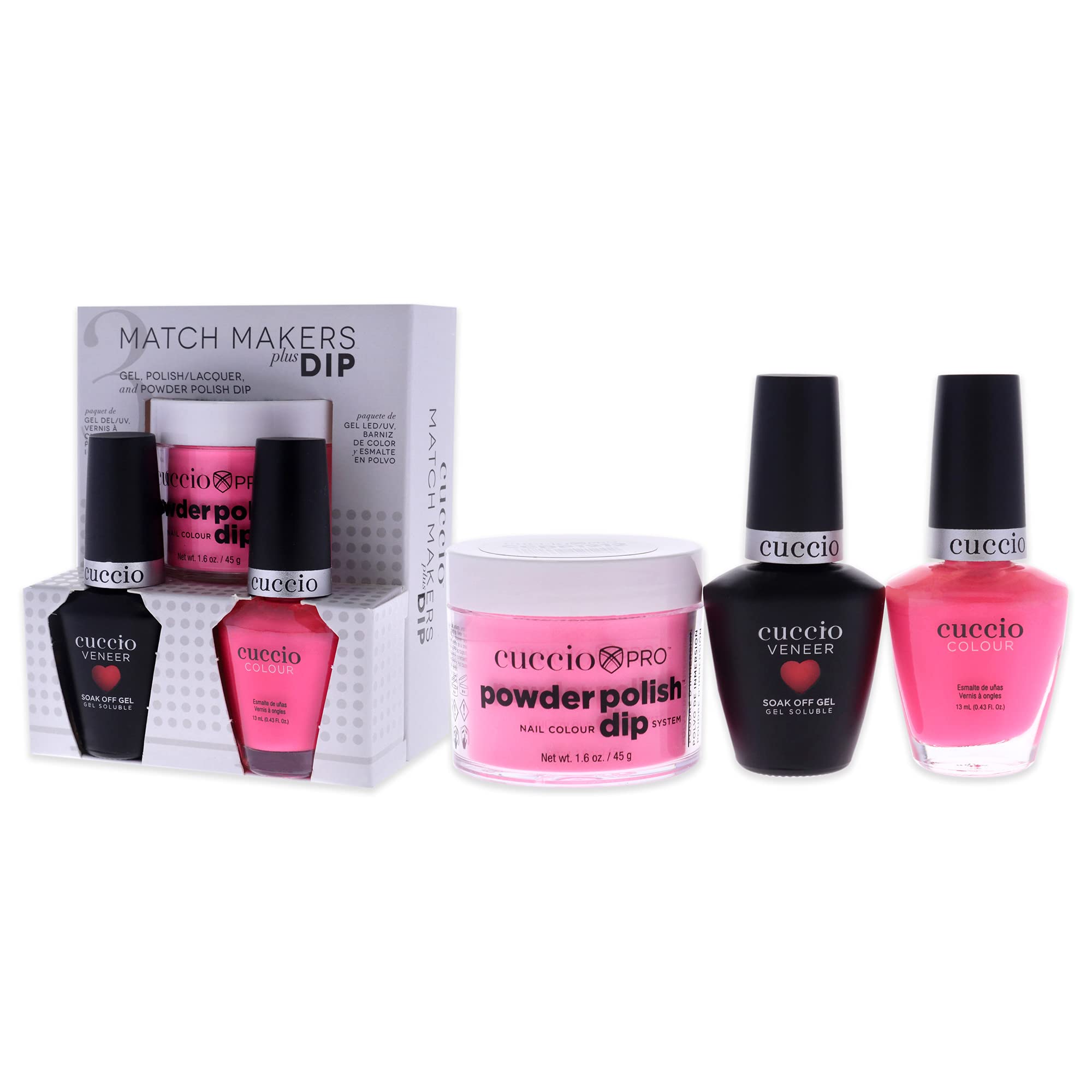 Foto 5 pulgar | Kit De Baño Para Uñas Cuccio Colour Matchmakers Plus Pretty Awesome - Venta Internacional.