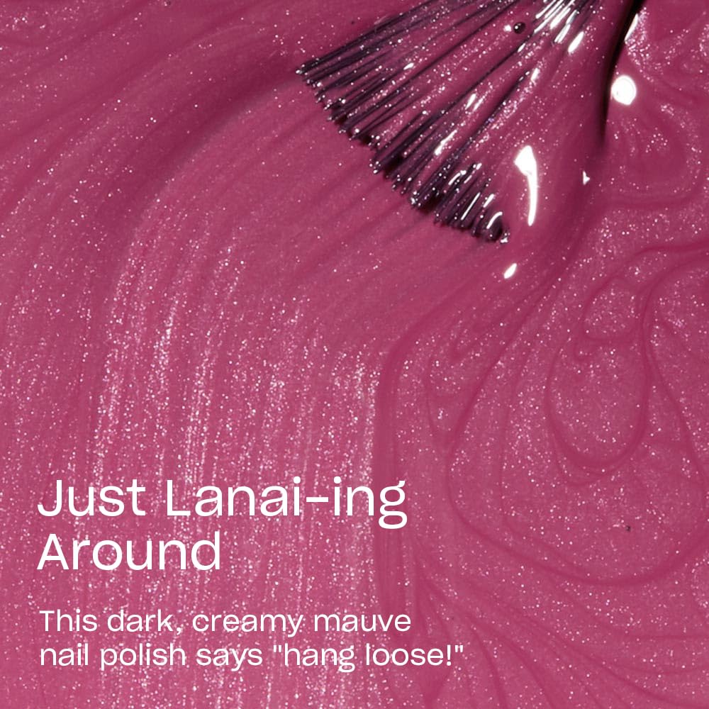 Foto 4 pulgar | Esmalte De Uñas Opi Just Lanai-ing Around Dark Purple Vegan - Venta Internacional.