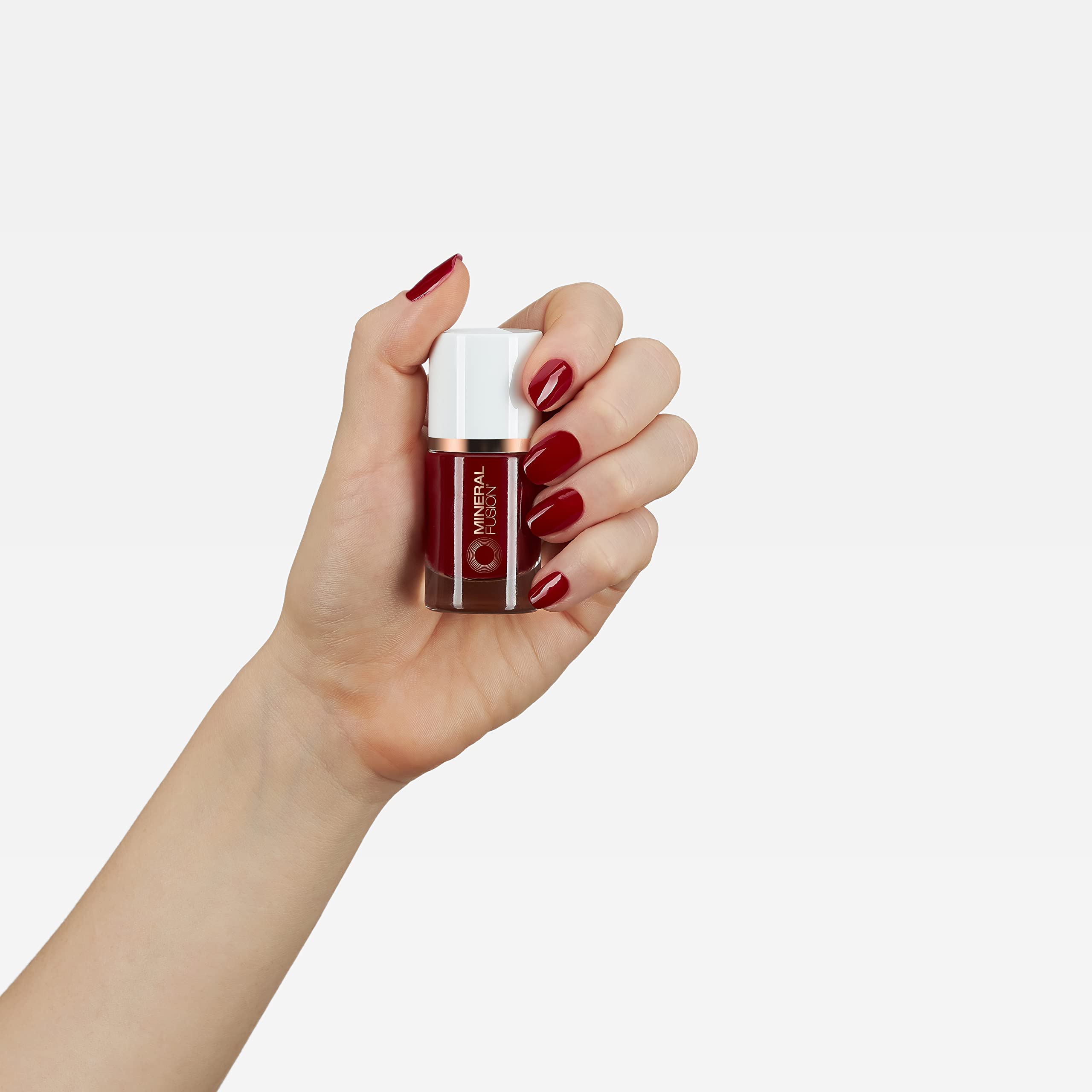 Foto 6 pulgar | Esmalte De Uñas Mineral Fusion Heart Throb Deep Red 10 Ml - Venta Internacional.