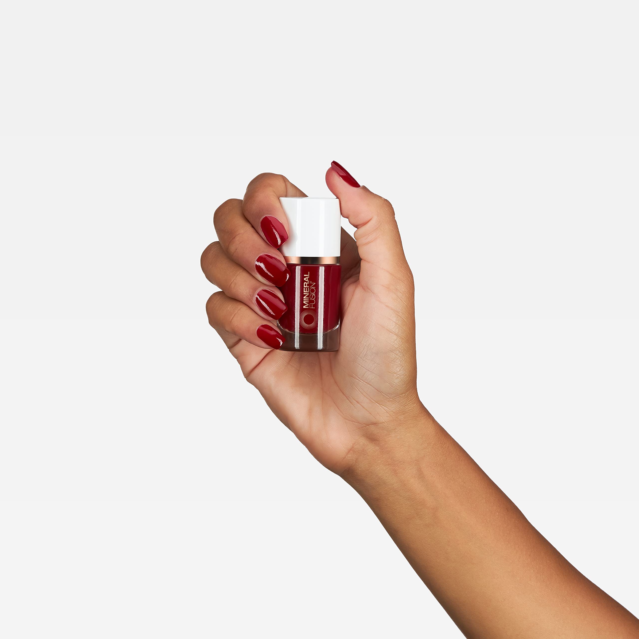 Foto 7 pulgar | Esmalte De Uñas Mineral Fusion Heart Throb Deep Red 10 Ml - Venta Internacional.