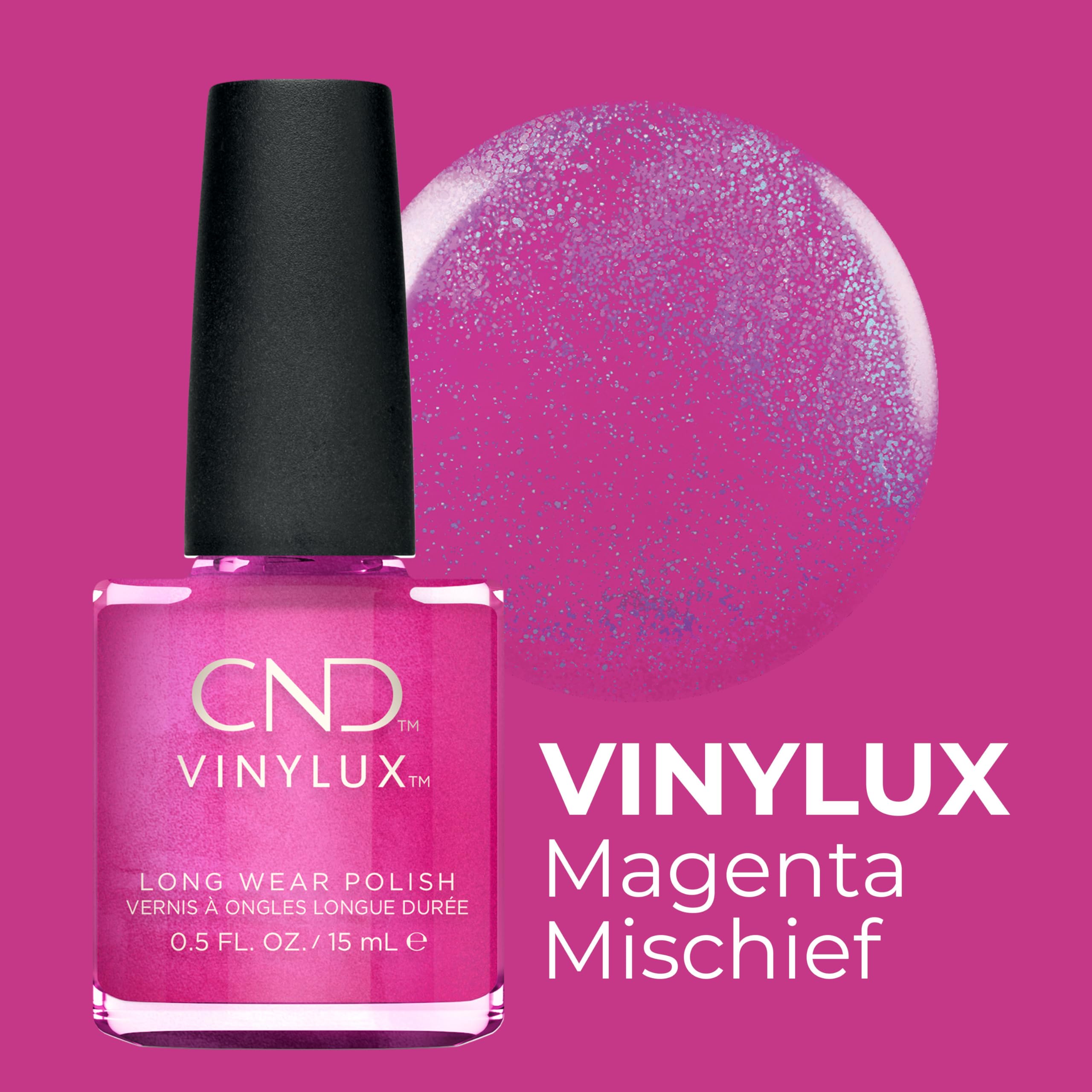 Foto 3 pulgar | Esmalte De Uñas Cnd Vinylux Longwear Magenta Mischief 15ml - Venta Internacional.