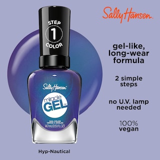 Foto 4 | Esmalte De Uñas Sally Hansen Miracle Gel™ Hyp-nautical Blue - Venta Internacional.