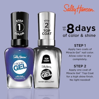 Foto 5 | Esmalte De Uñas Sally Hansen Miracle Gel™ Hyp-nautical Blue - Venta Internacional.