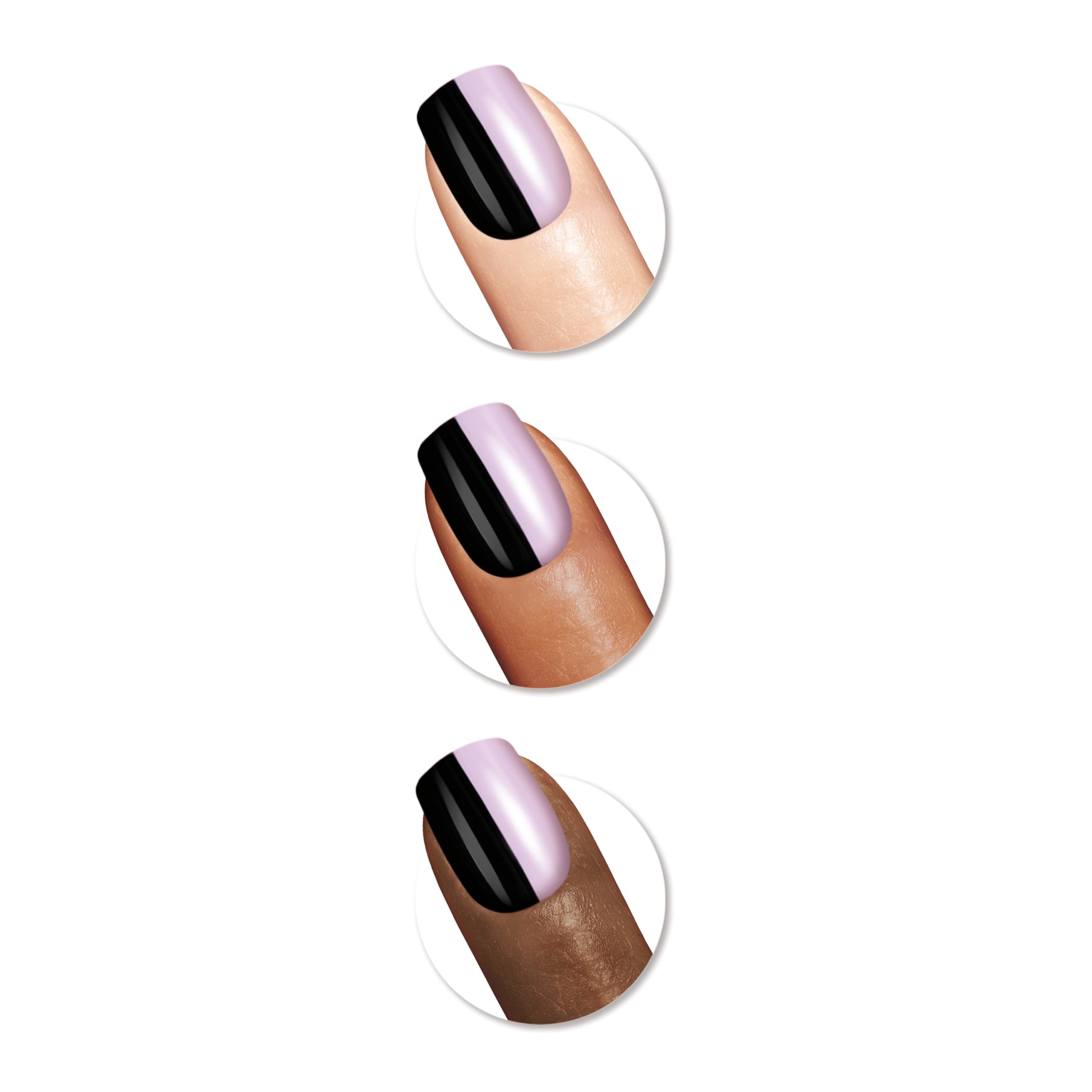 Foto 3 pulgar | Presiona Las Uñas Sally Hansen Salon Effects Check, Por Favor - Venta Internacional.