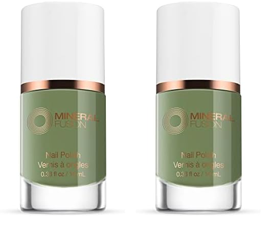 Esmalte De Uñas Mineral Fusion Olive You Matte Green 10 Ml (x2) - Venta Internacional.