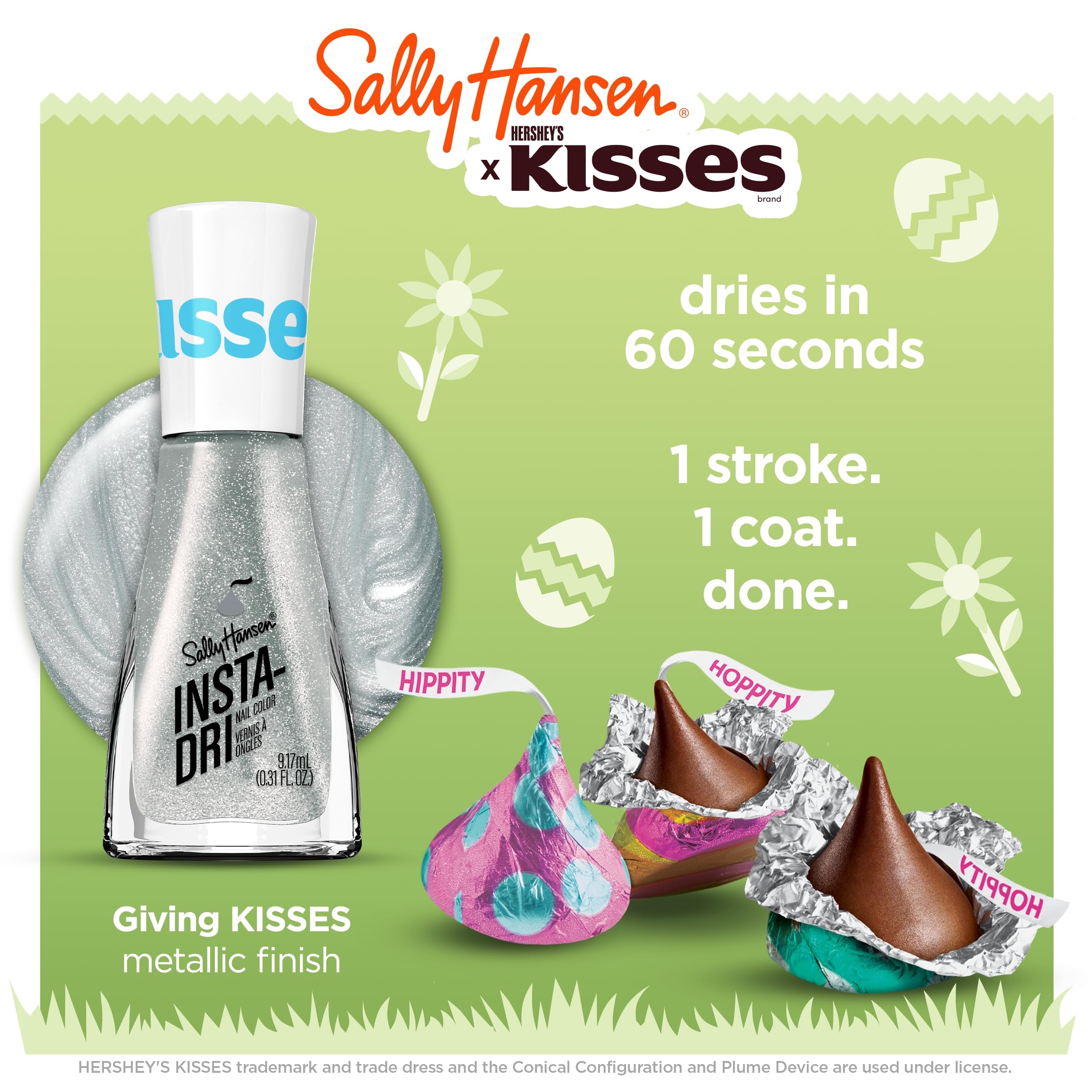 Foto 5 pulgar | Esmalte De Uñas Sally Hansen Insta-dri X Hershey's Kisses 8 Colores - Venta Internacional.