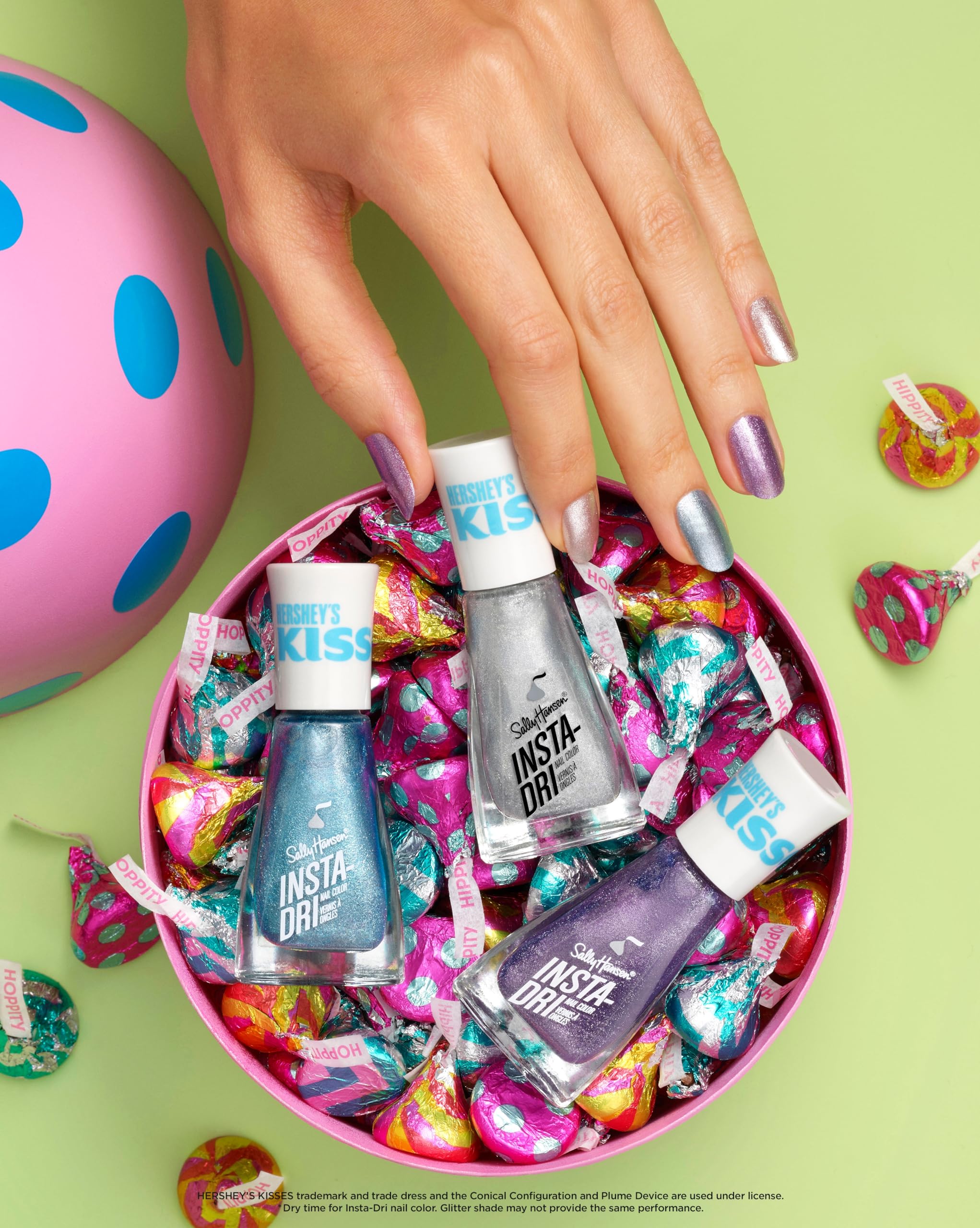 Foto 7 | Esmalte De Uñas Sally Hansen Insta-dri X Hershey's Kisses 8 Colores - Venta Internacional.