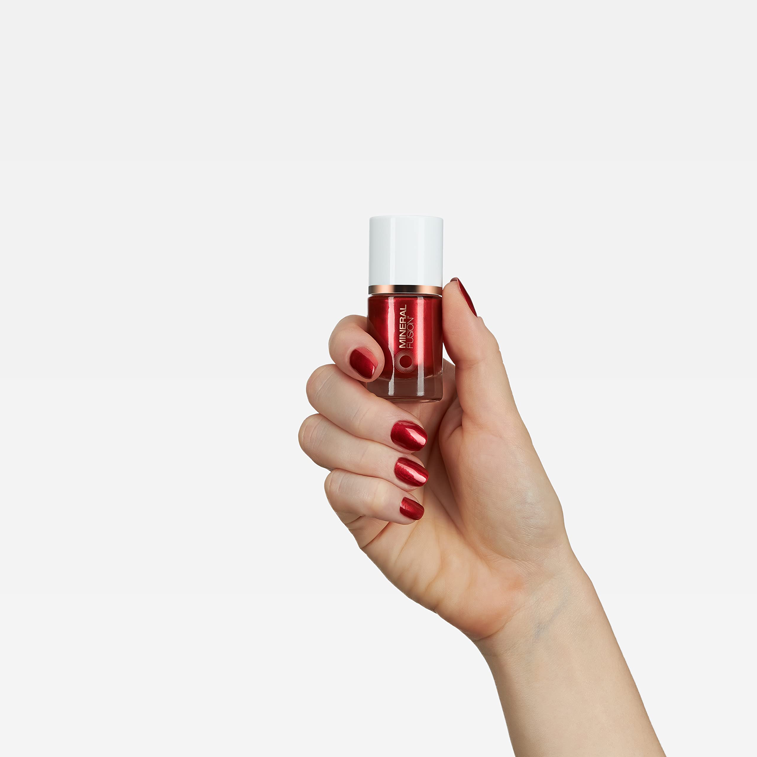 Foto 3 | Esmalte De Uñas Mineral Fusion Love Potion Deep Red 10 Ml - Venta Internacional.