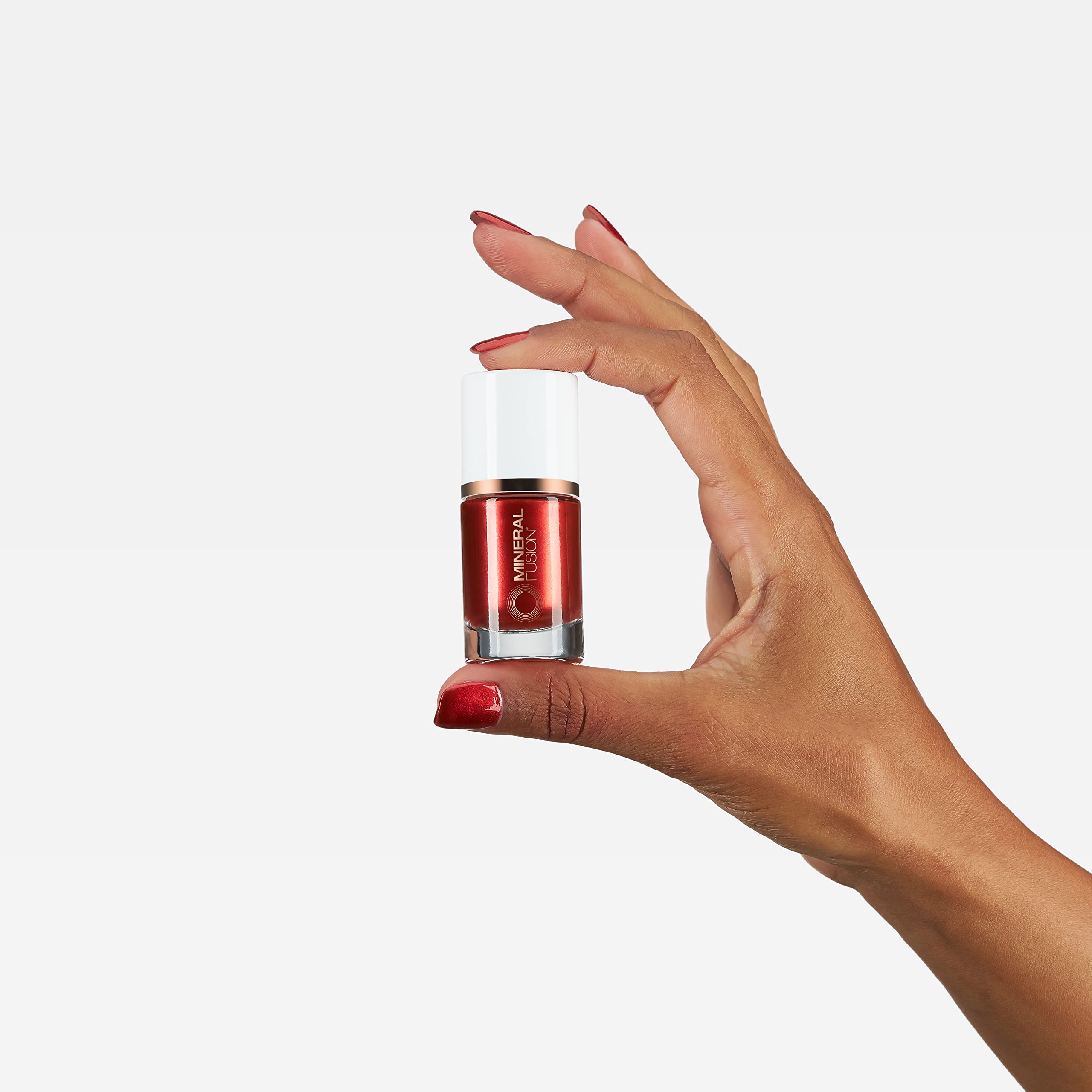 Foto 5 pulgar | Esmalte De Uñas Mineral Fusion Love Potion Deep Red 10 Ml - Venta Internacional.