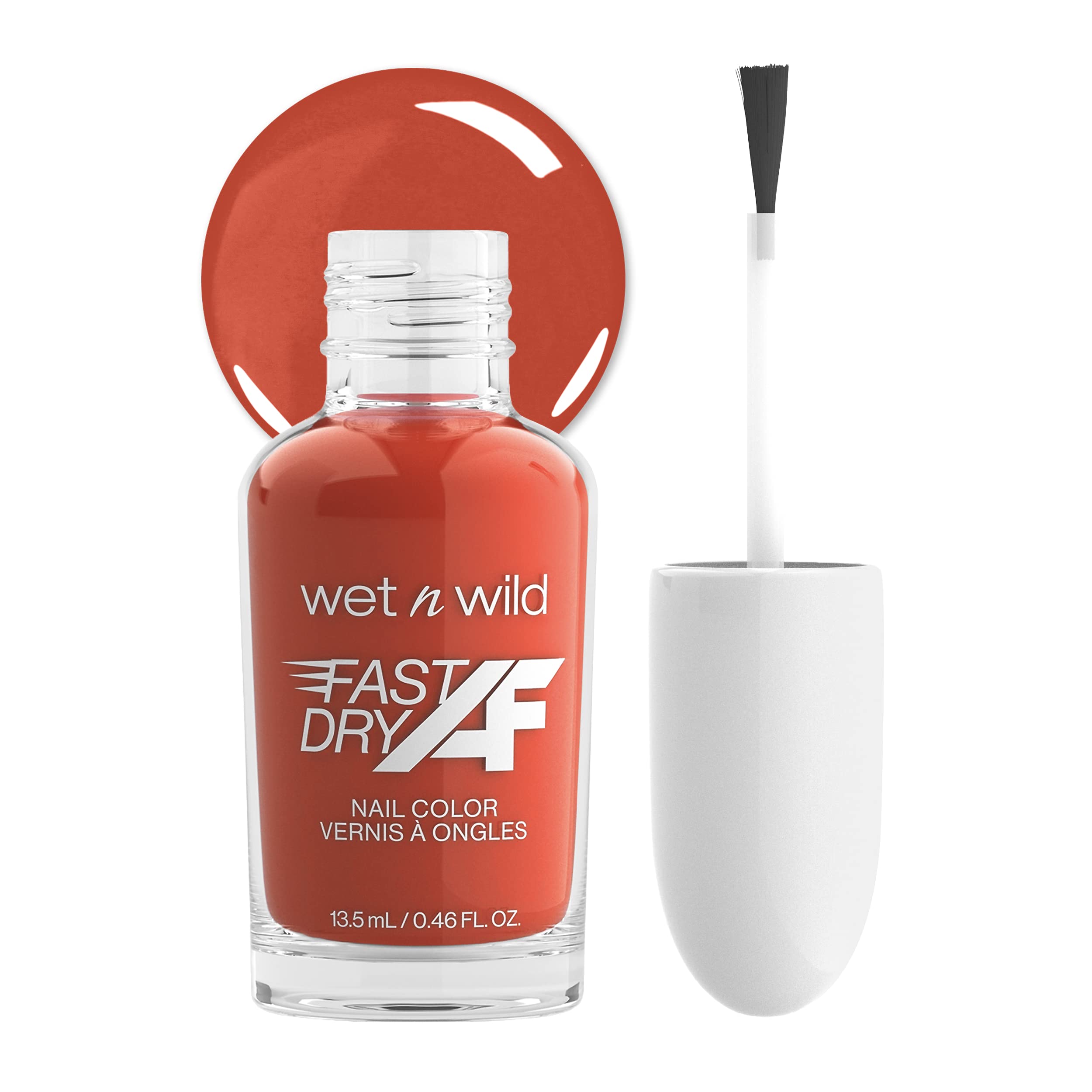 Foto 2 pulgar | Esmalte De Uñas Wet N Wild Fast Dry Af Naranja-red Toasted - Venta Internacional.