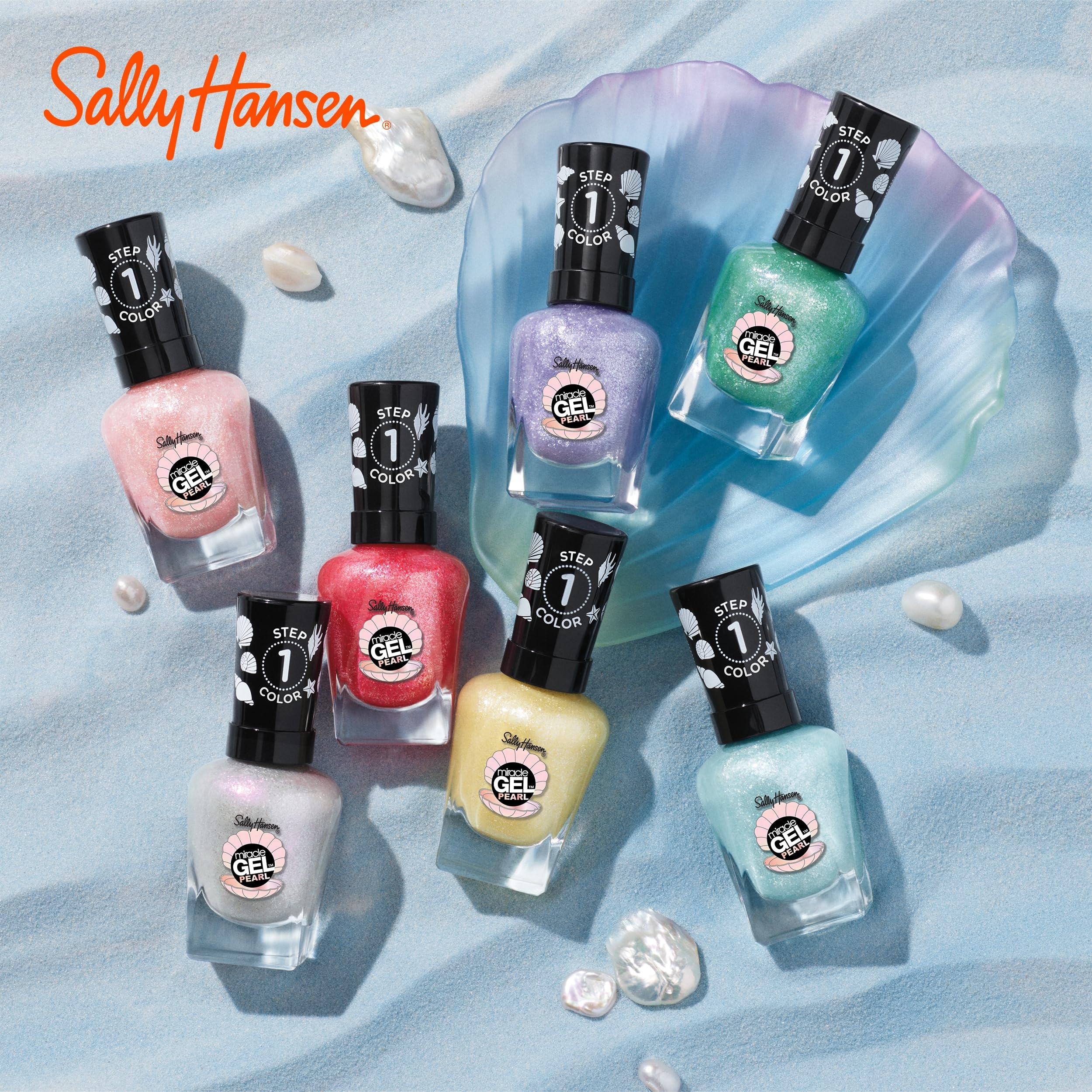 Foto 4 pulgar | Esmalte De Uñas Sally Hansen Miracle Gel™ Pearls Diving For Treasure - Venta Internacional.